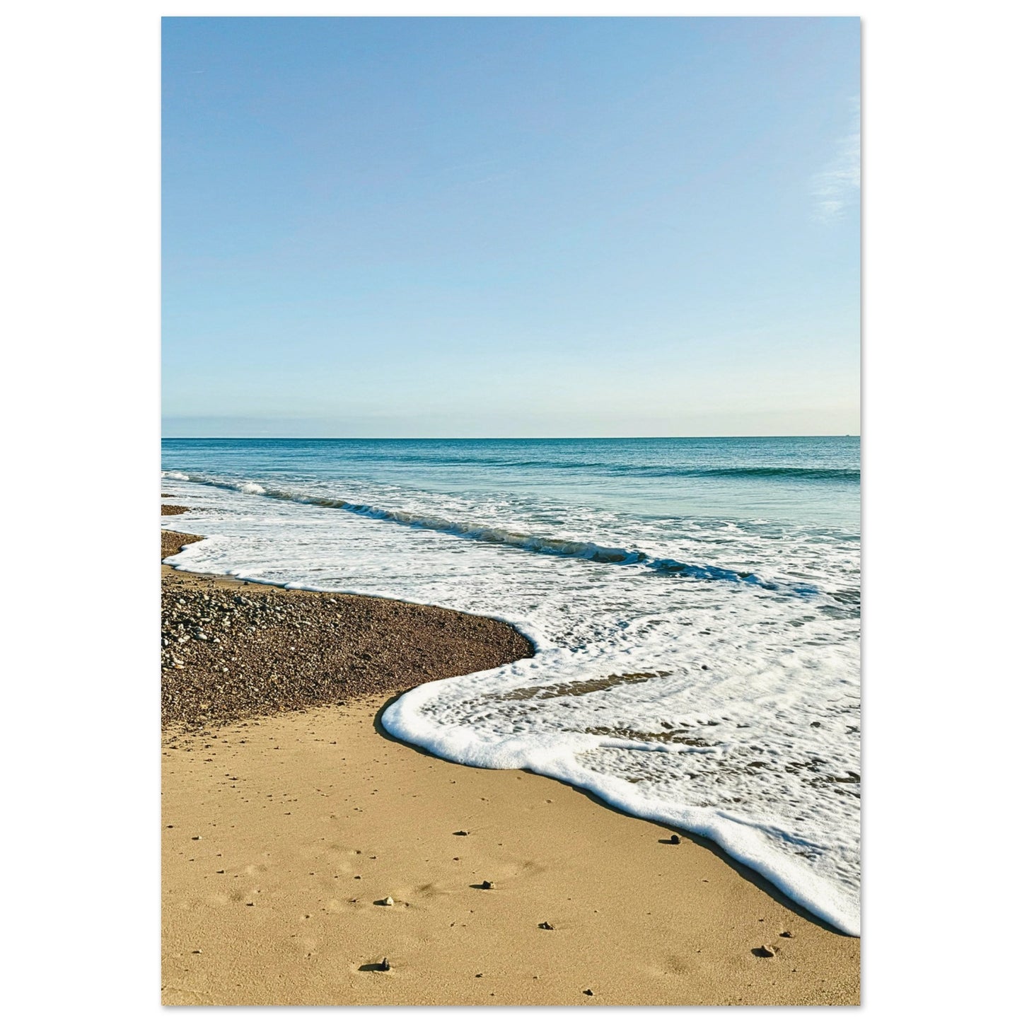 Norfolk Coastline United Kingdom Poster 21x29.7 cm 8x12" No Border