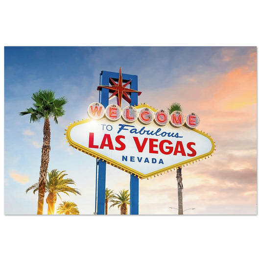 Las Vegas in Lights Sign Poster 30x45 cm 12x18″ No Border