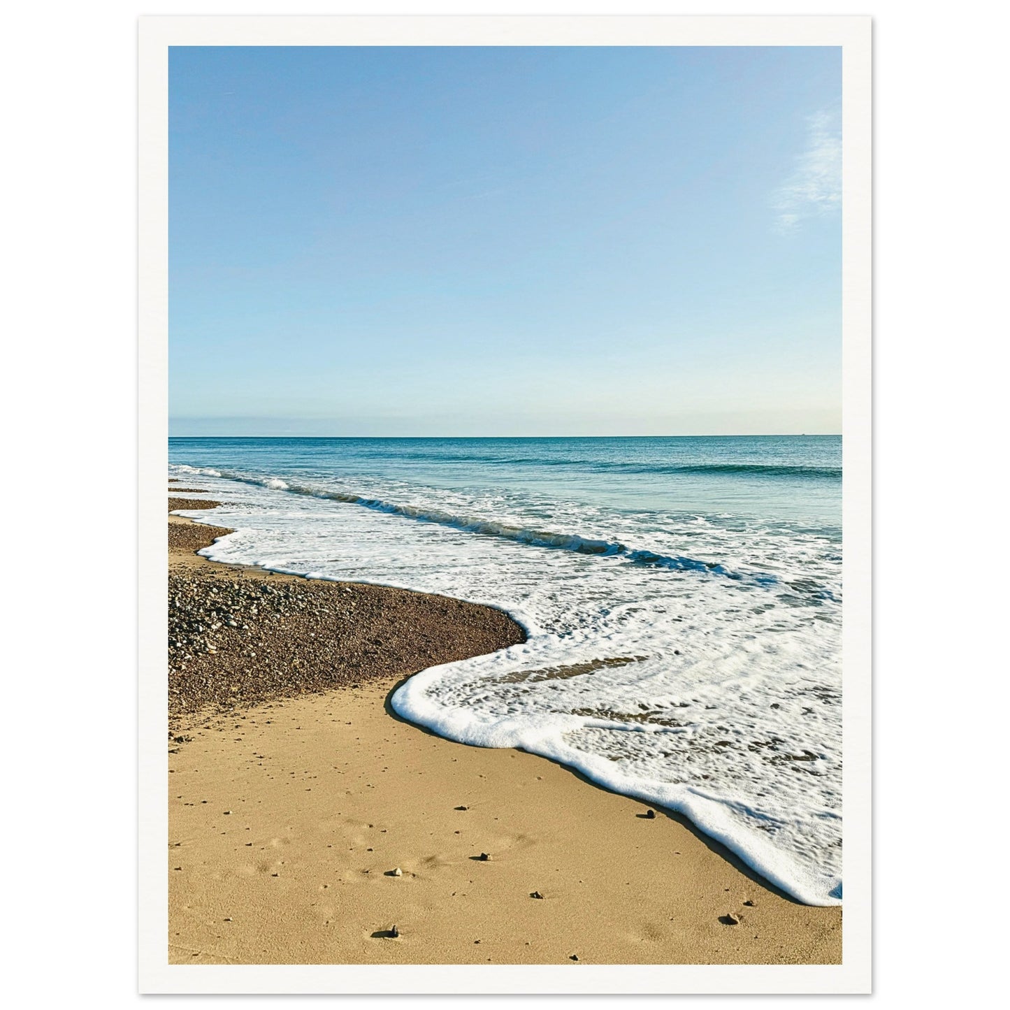 Norfolk Coastline United Kingdom Poster 30x40 cm 12x16″ Border