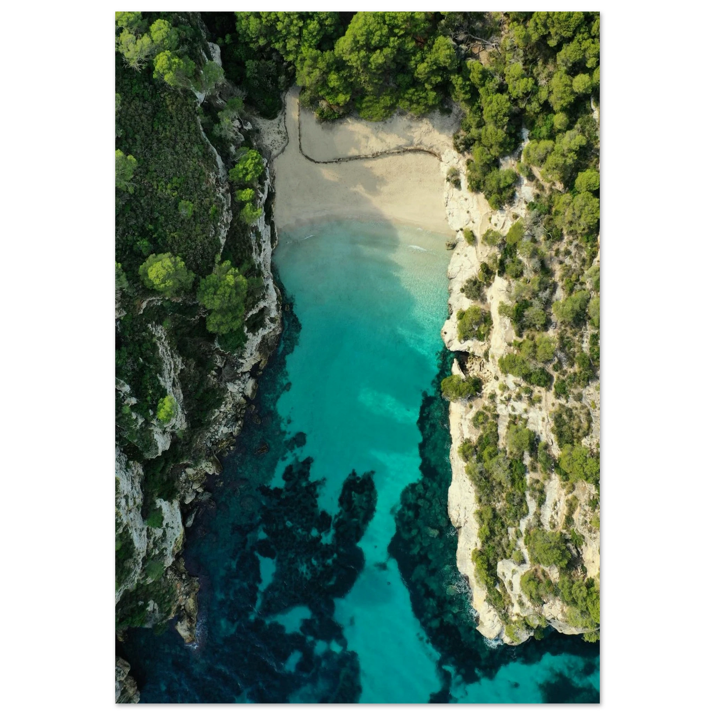 Menorca’s Turquoise Paradise Poster 70x100 cm 28x40″ No Border