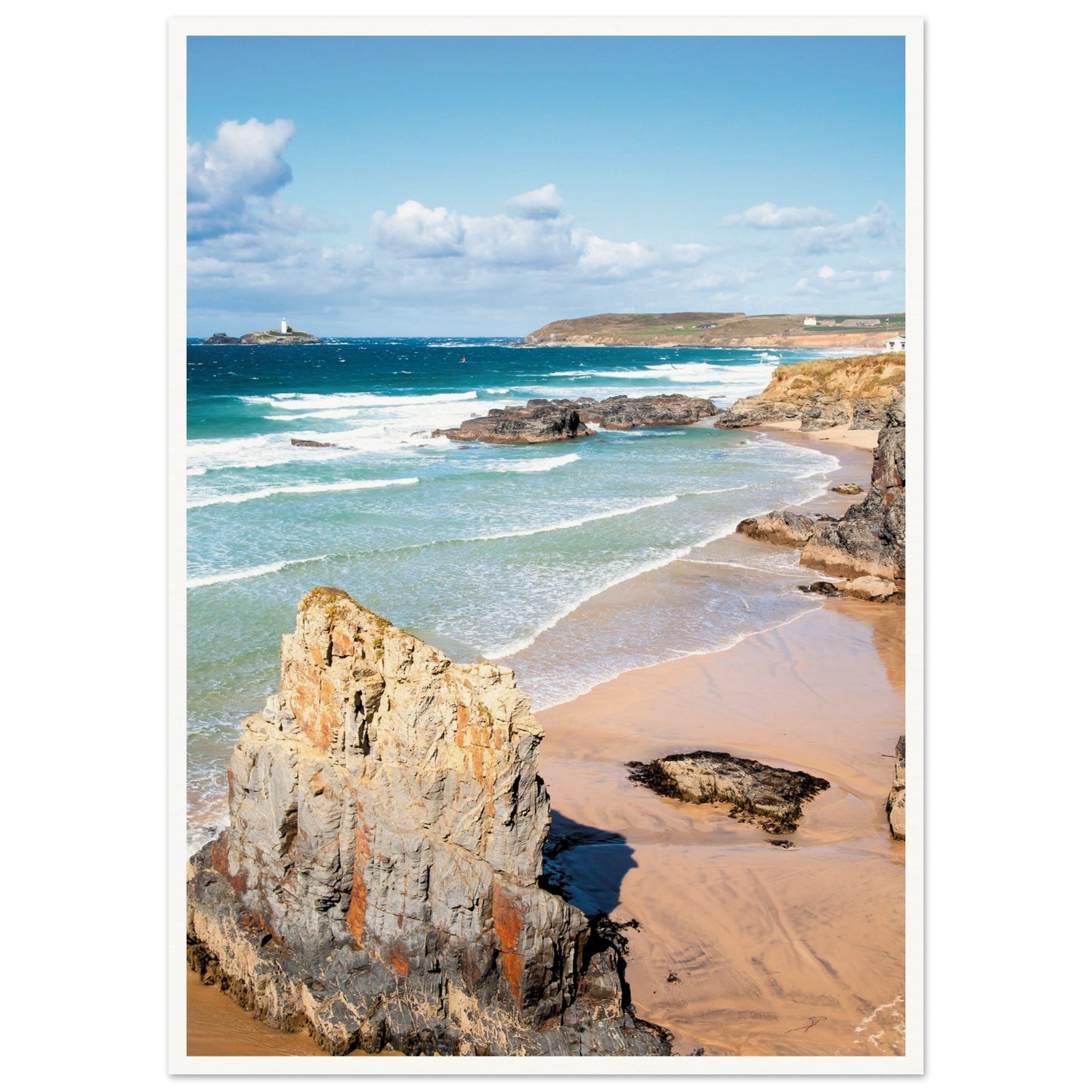 Great Ocean Road, Victoria, Australia Poster 50x70 cm 20x28″ Border
