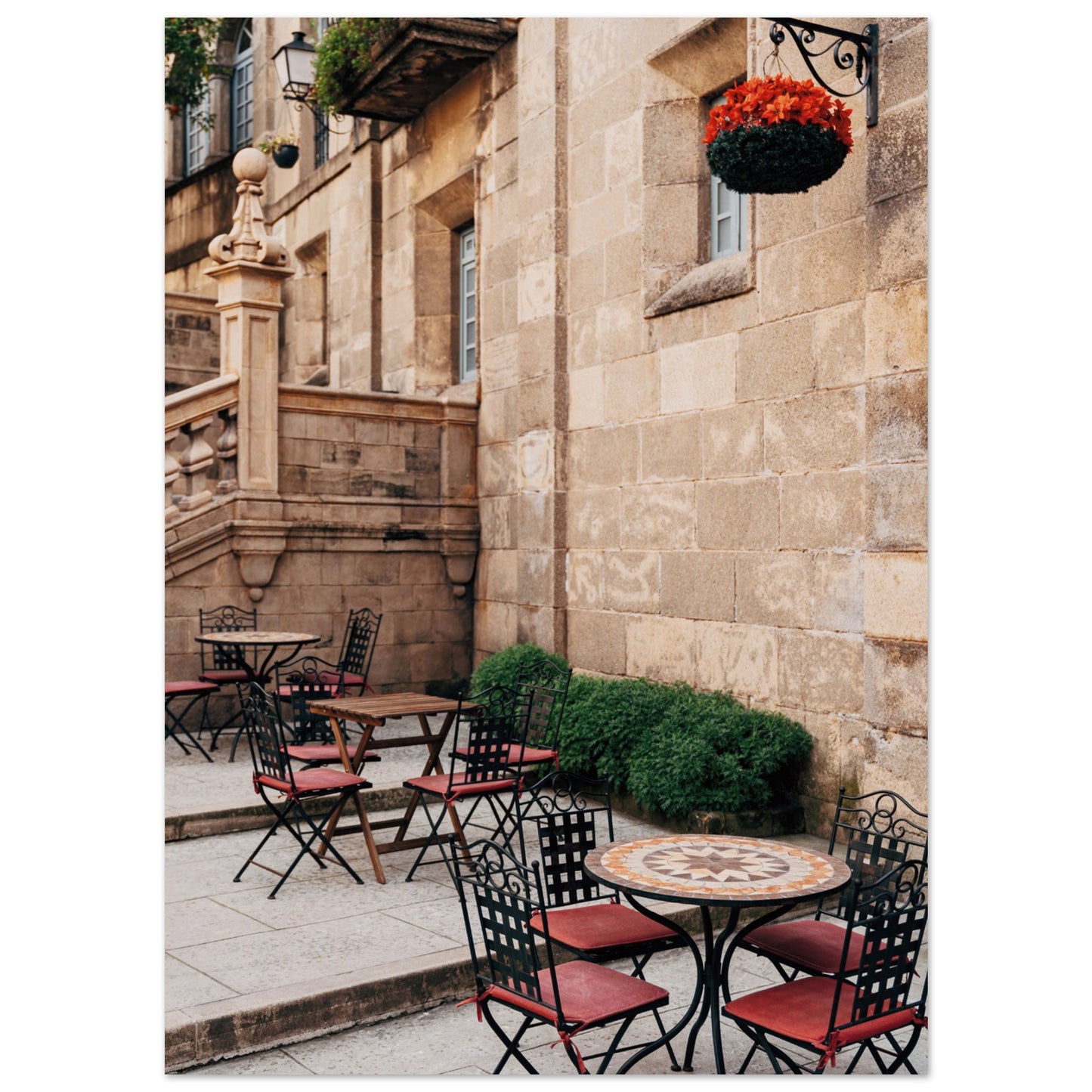 Barcelona Cafe Poster 13x18 cm 5x7″ No Border