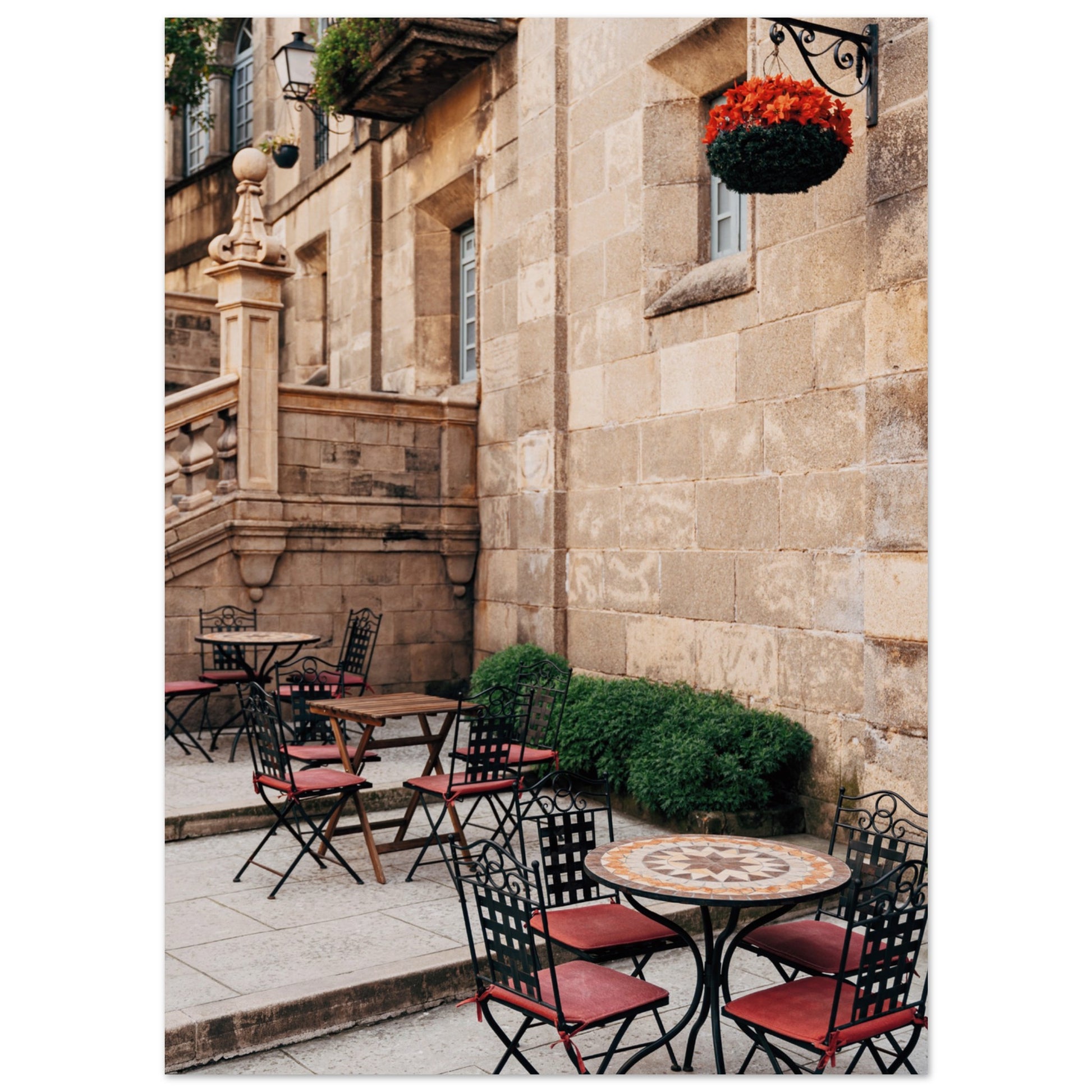 Barcelona Cafe Poster 13x18 cm 5x7″ No Border