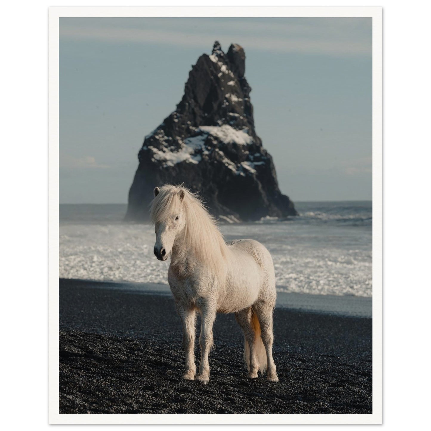 Horse Riding in Iceland Poster 40x50 cm 16x20″ Border