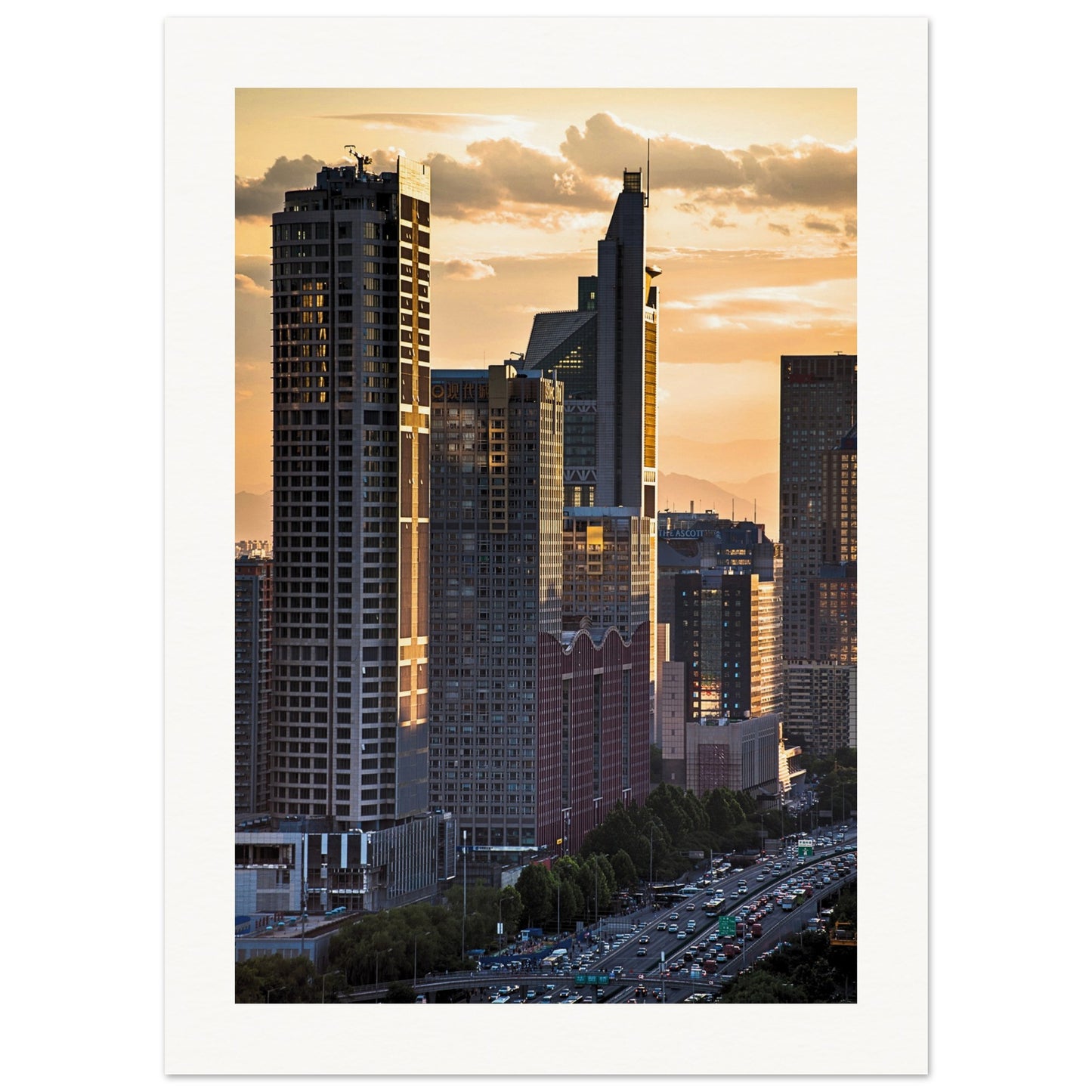 Beijing Urban Elegance Poster 13x18 cm 5x7″ Border