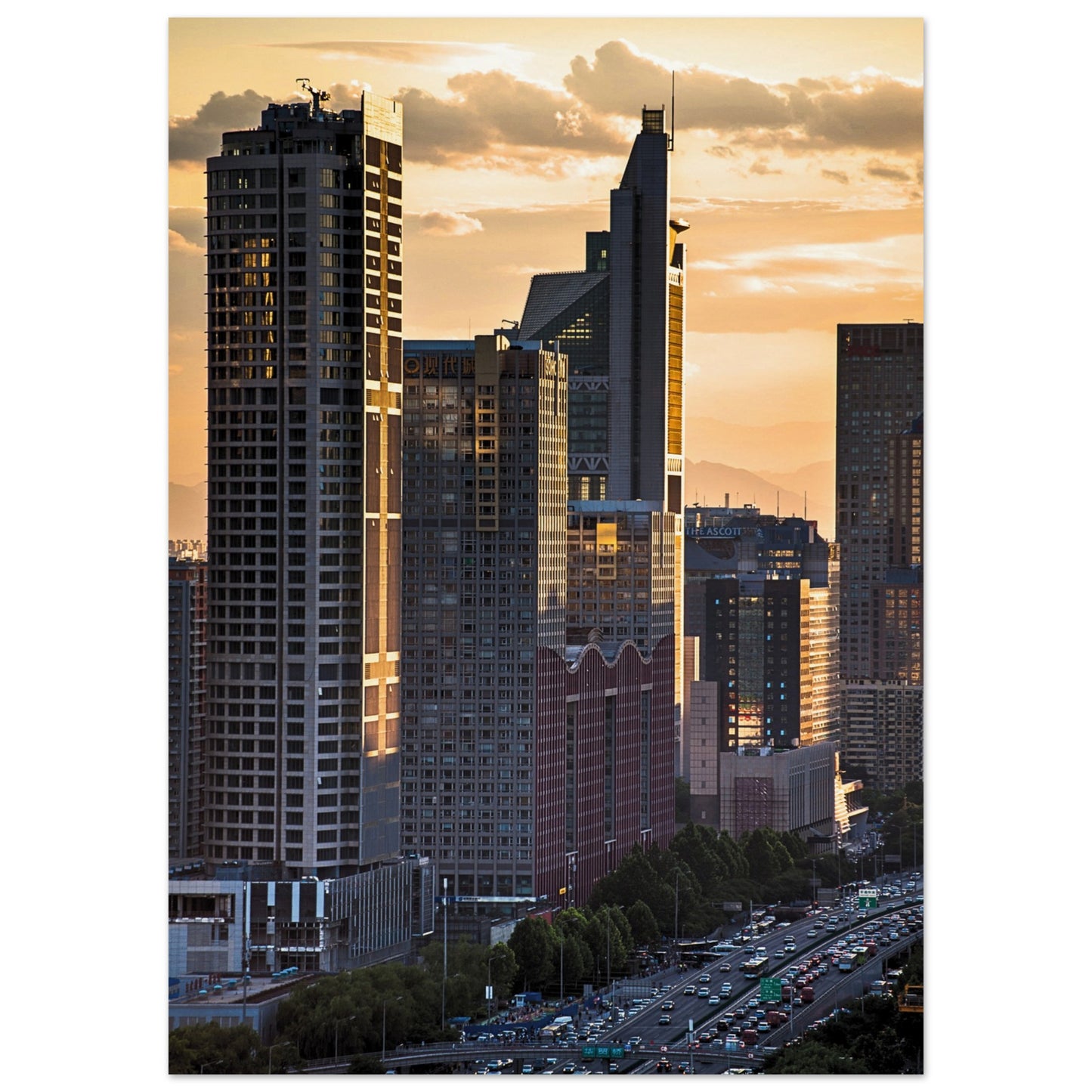 Beijing Urban Elegance Poster 50x70 cm 20x28″ No Border