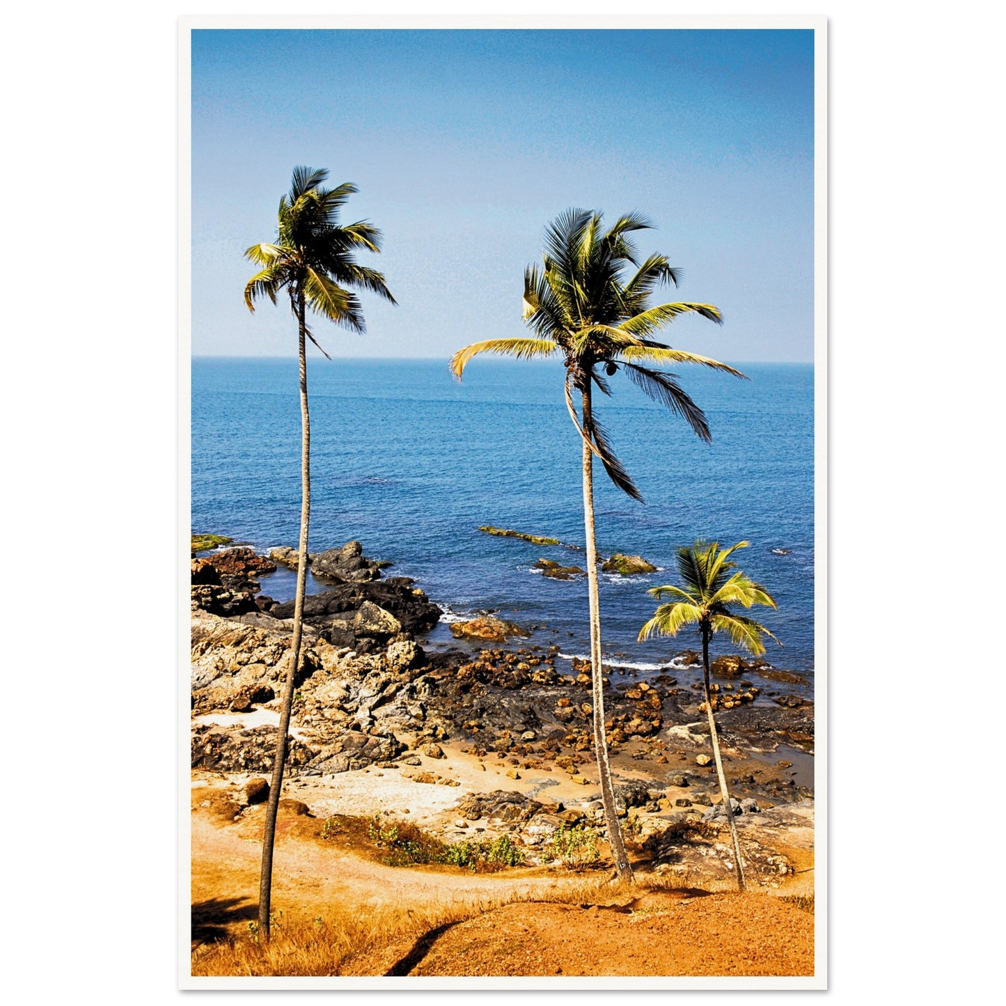 Golden Sands of Goa Poster 60x90 cm 24x36″ Border