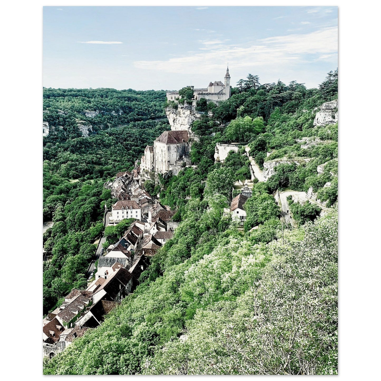 Rocamadour France Poster 40x50 cm 16x20″ No Border