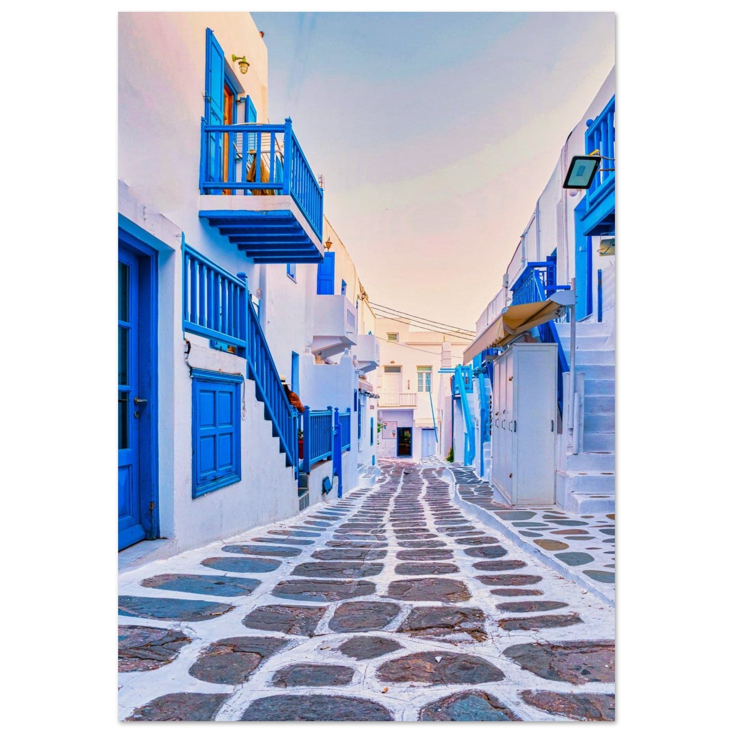 Aegean Dream Blue Streets Poster