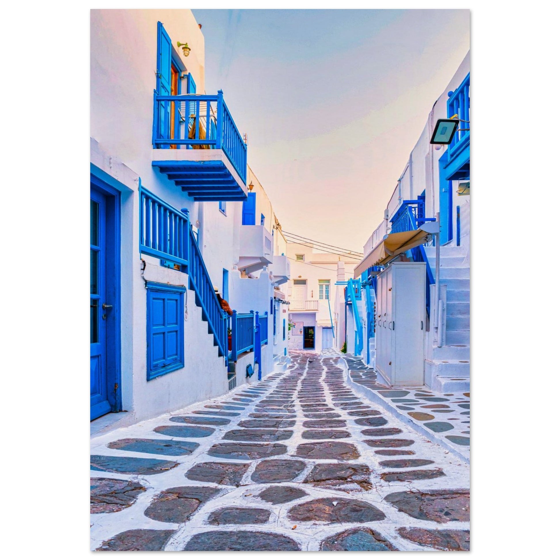 Aegean Dream Blue Streets Poster
