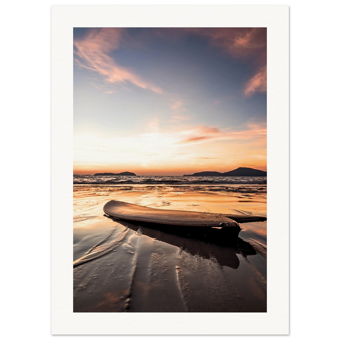 Ocean Glow Surf Poster 13x18 cm 5x7″ Border