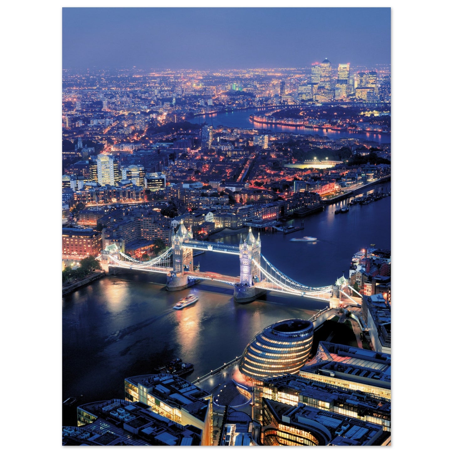 London Tower Bridge Poster 30x40 cm 12x16″ No Border