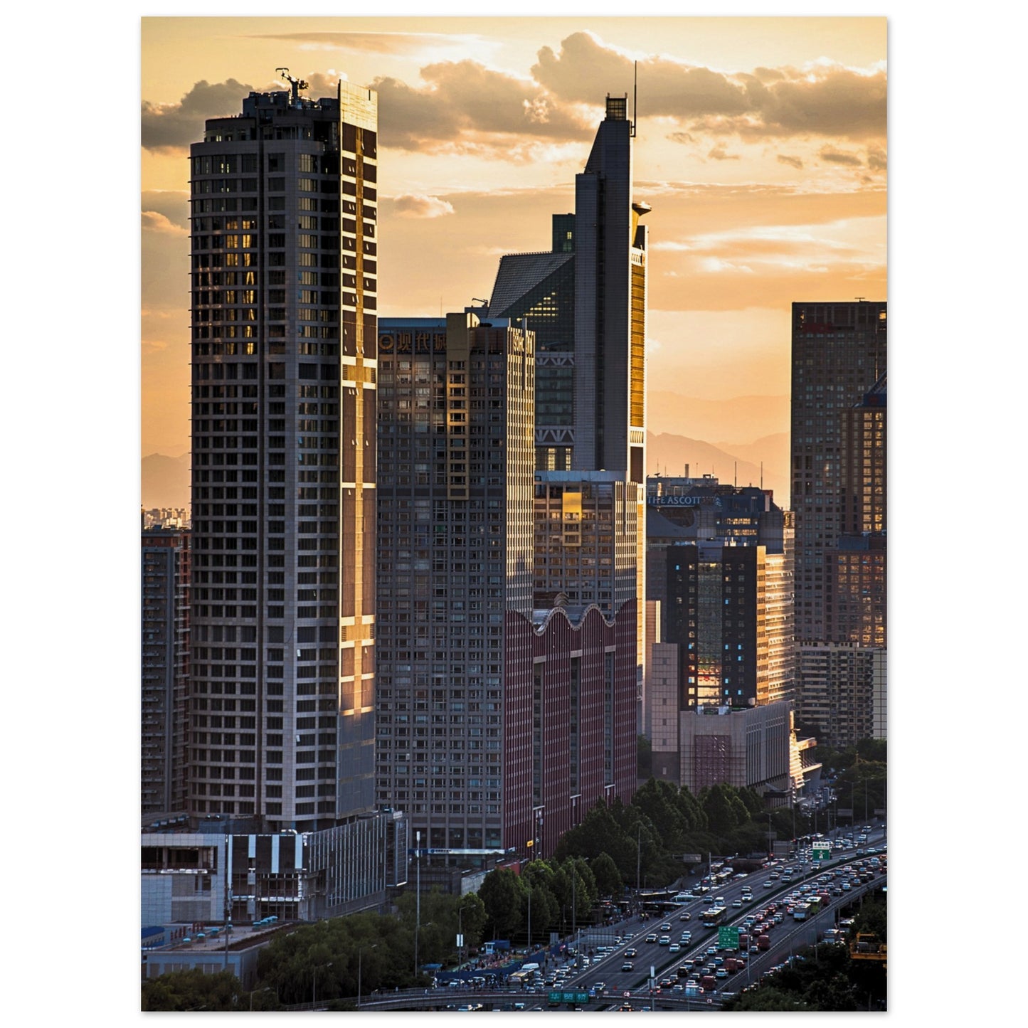 Beijing Urban Elegance Poster 30x40 cm 12x16″ No Border