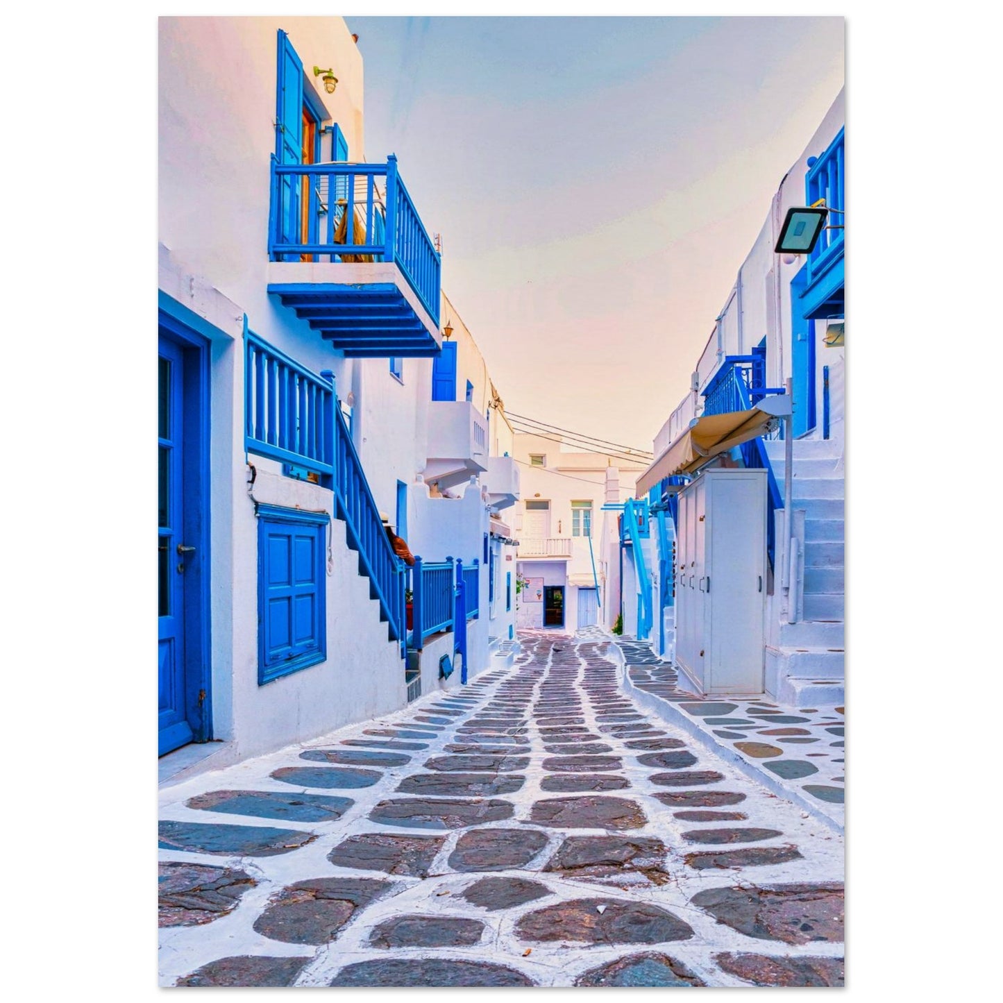 Aegean Dream Blue Streets Poster