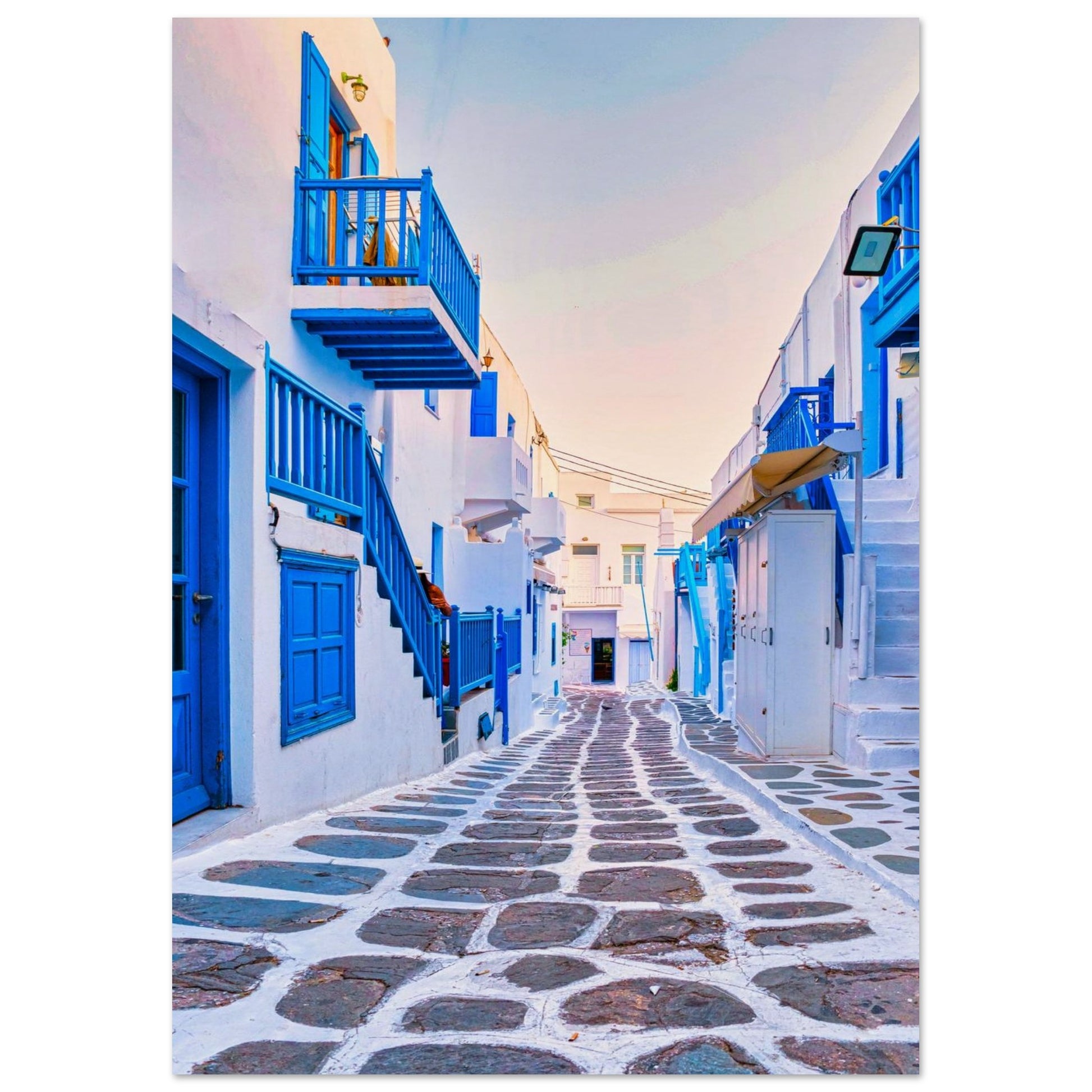 Aegean Dream Blue Streets Poster