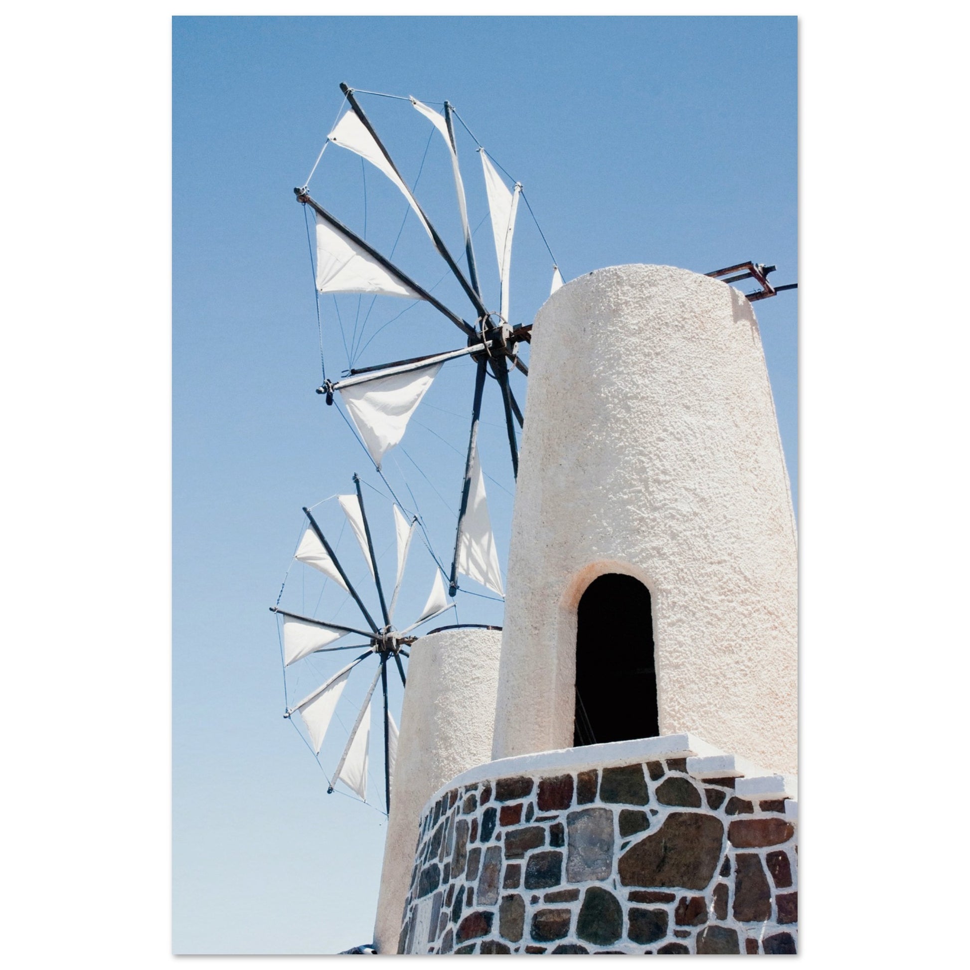 Mykonos Windmill Poster