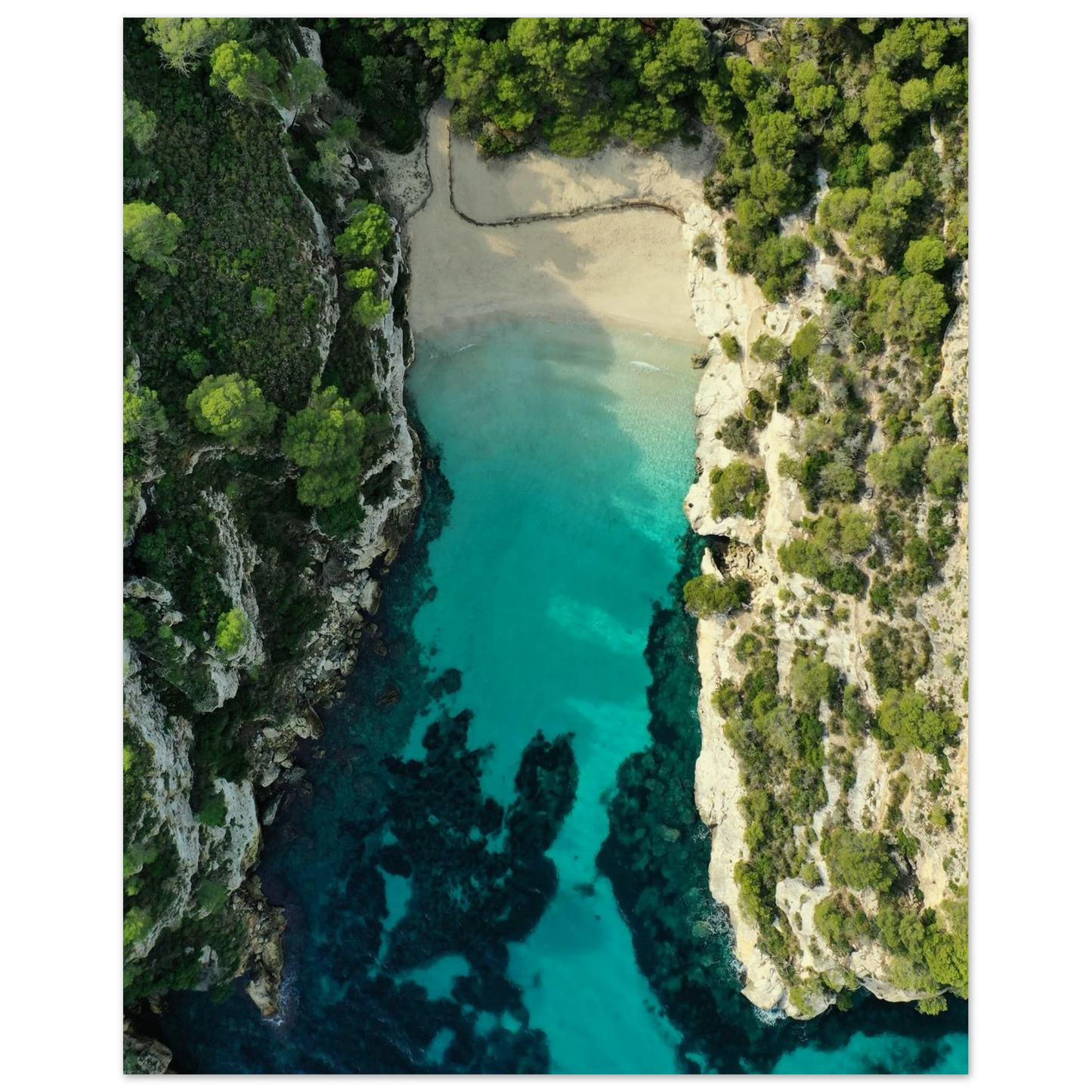 Menorca’s Turquoise Paradise Poster 40x50 cm 16x20″ No Border