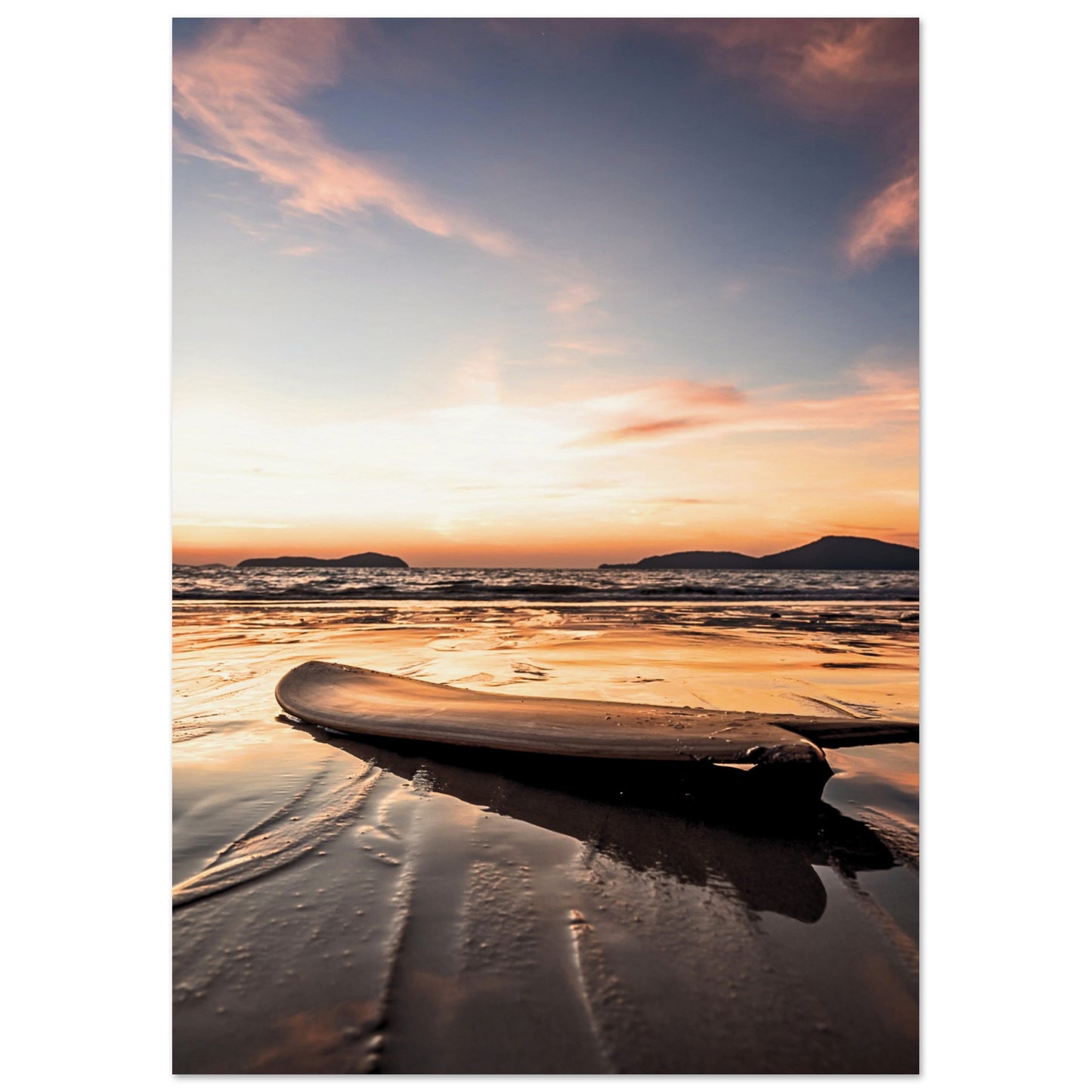 Ocean Glow Surf Poster 21x29.7 cm 8x12" No Border