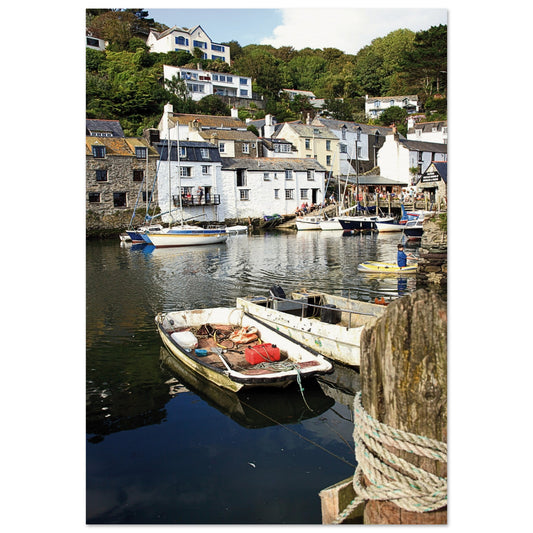 Polperro Cornwall Poster 70x100 cm 28x40″ No Border