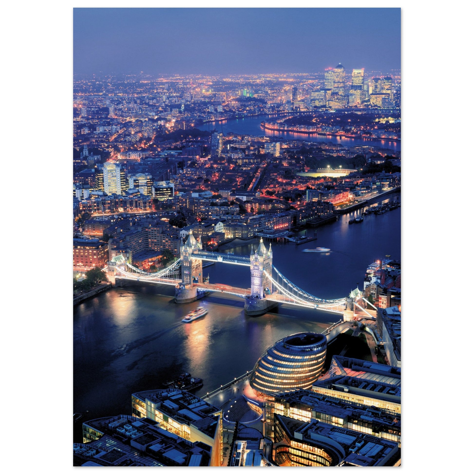 London Tower Bridge Poster 50x70 cm 20x28″ No Border