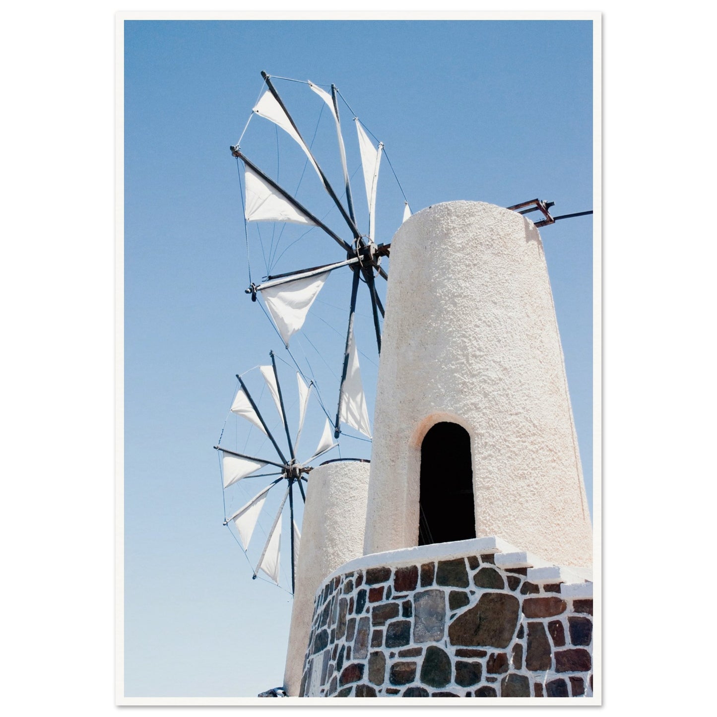 Mykonos Windmill Poster