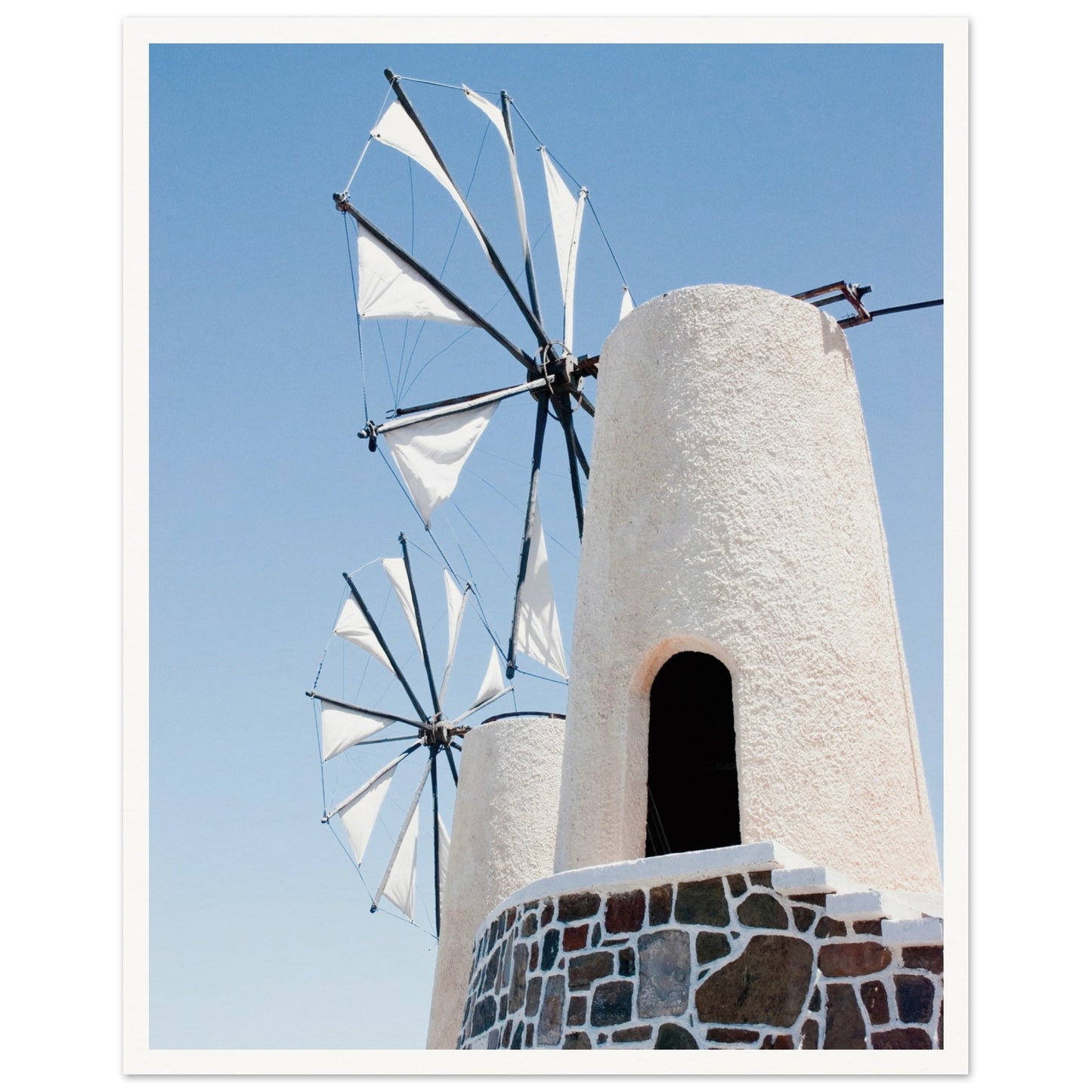 Mykonos Windmill Poster