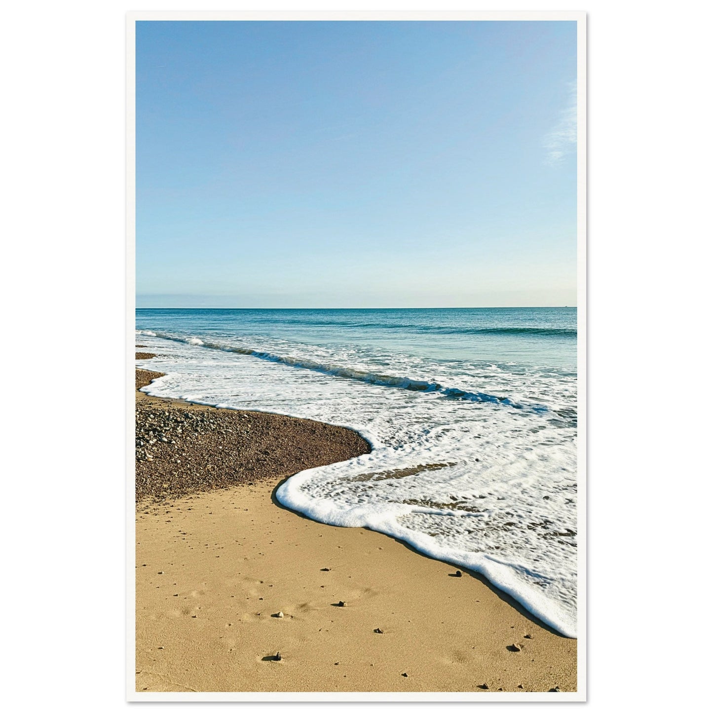 Norfolk Coastline United Kingdom Poster 60x90 cm 24x36″ Border