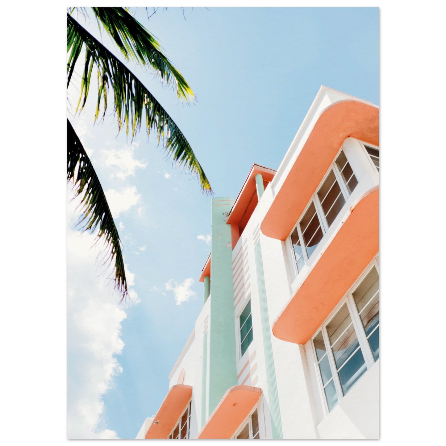 Miami Streets Poster 13x18 cm 5x7″ No Border