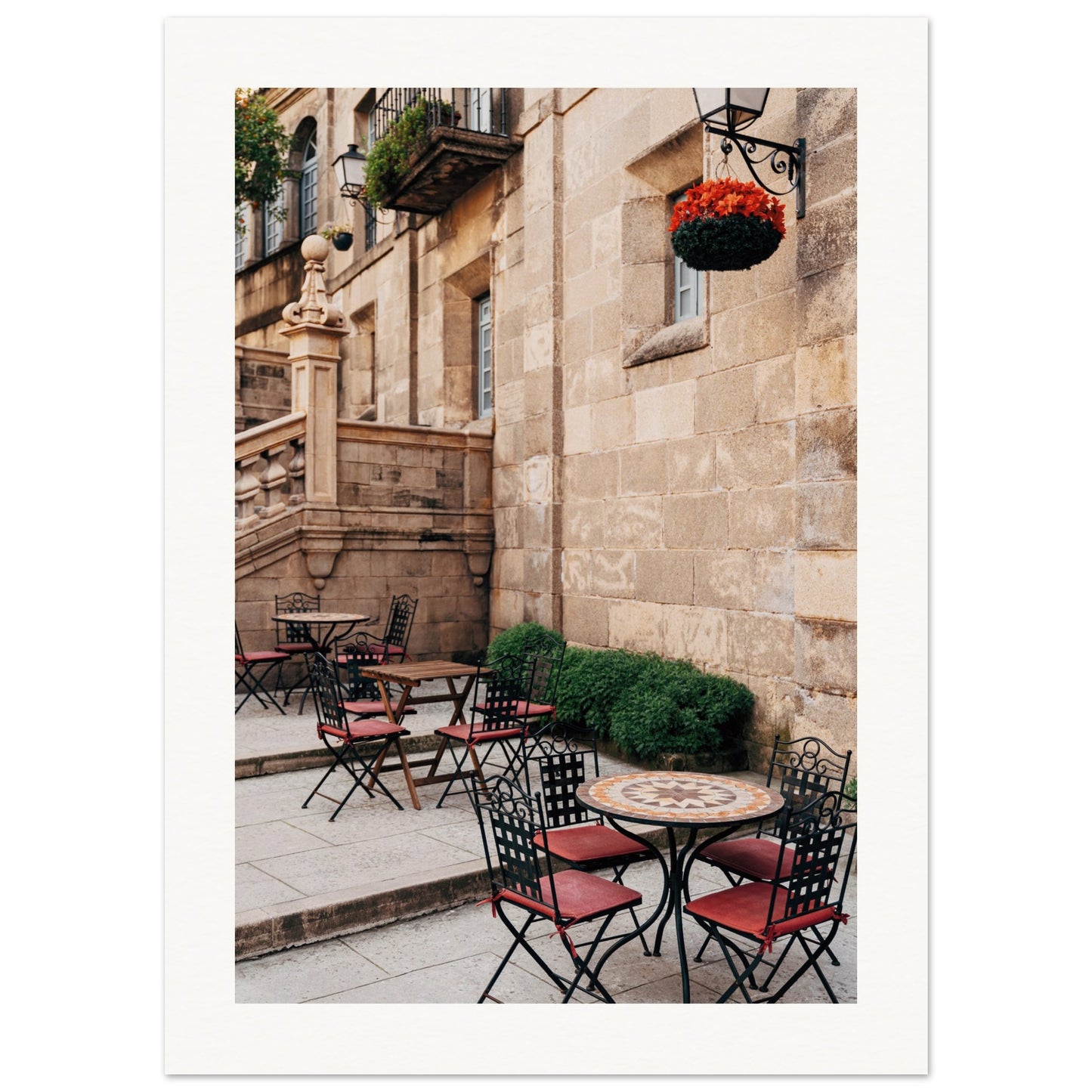Barcelona Cafe Poster 13x18 cm 5x7″ Border