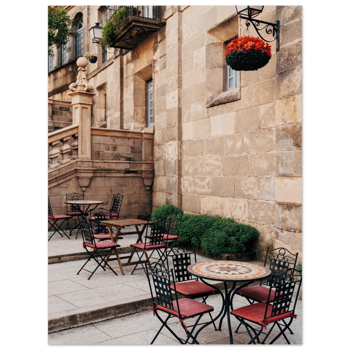 Barcelona Cafe Poster 30x40 cm 12x16″ No Border