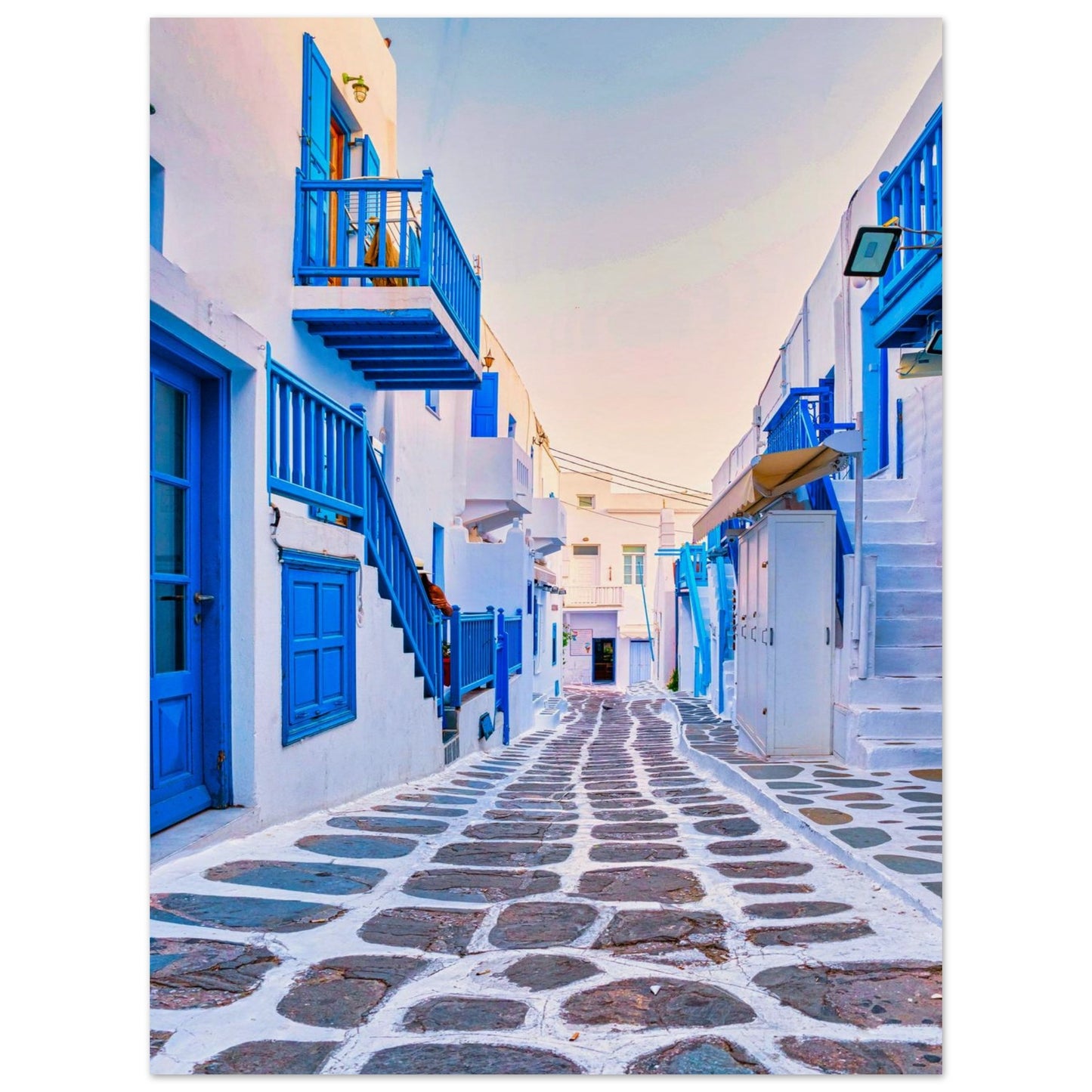 Aegean Dream Blue Streets Poster