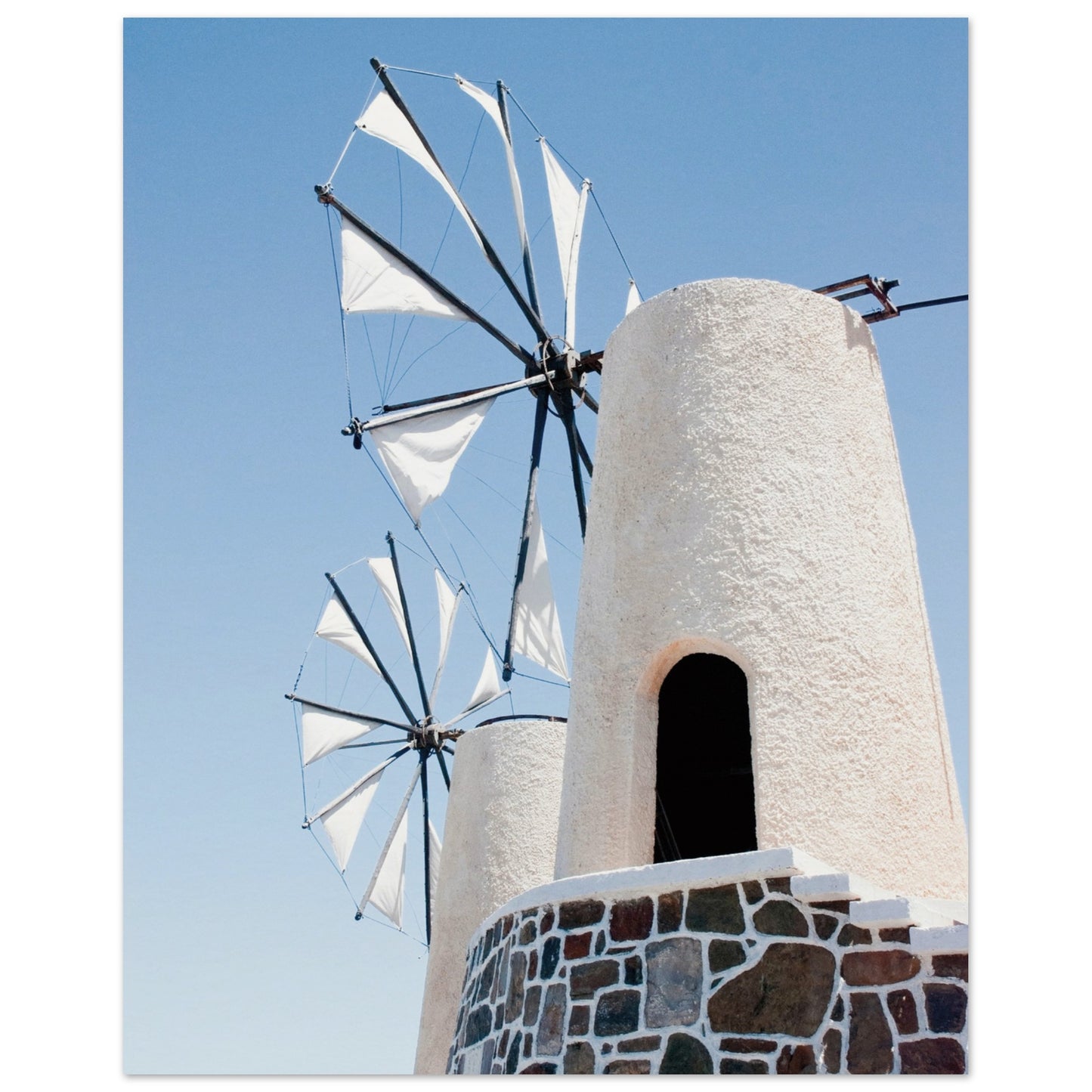 Mykonos Windmill Poster