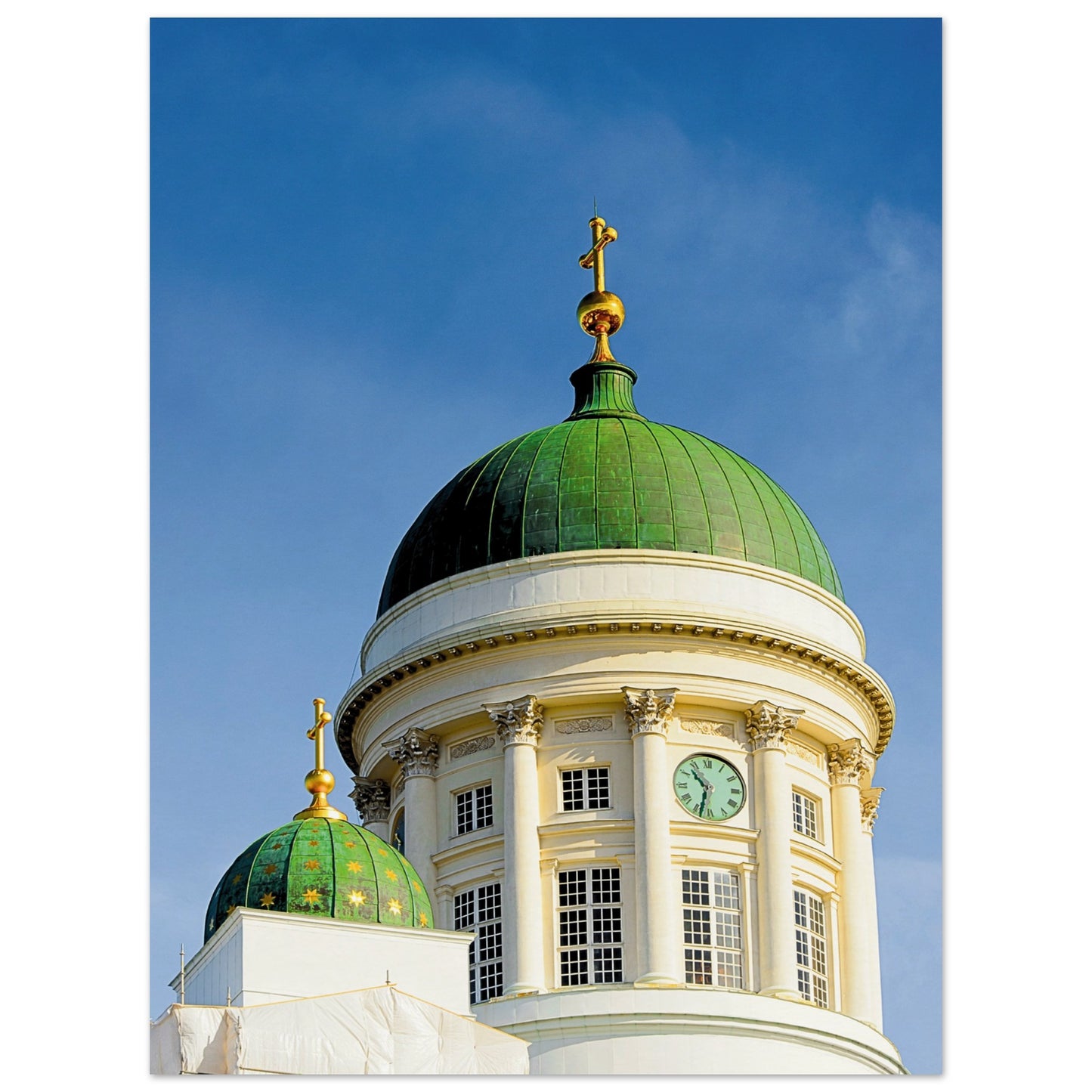 Helsinki Cathedral Top Poster 30x40 cm 12x16″ No Border