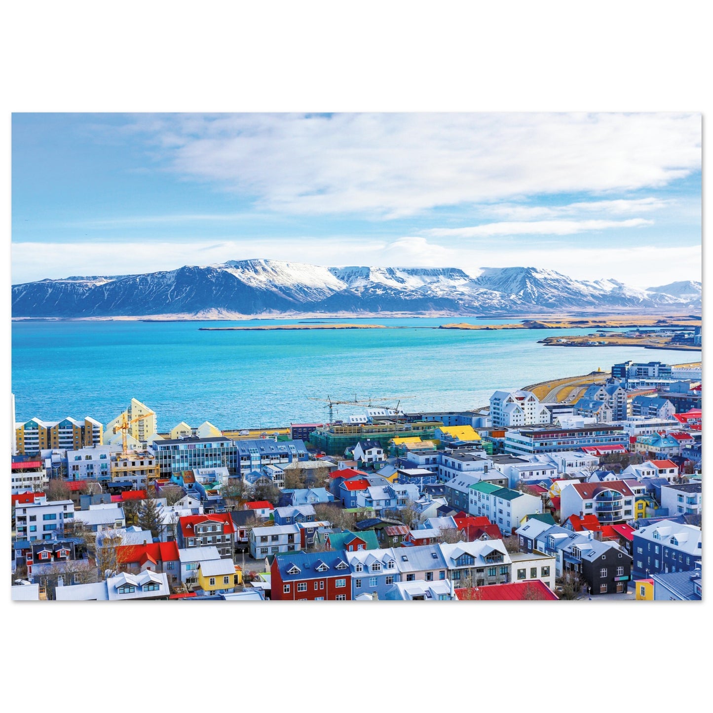 Reykjavik Iceland Poster A4 (21x29.7 cm) No Border