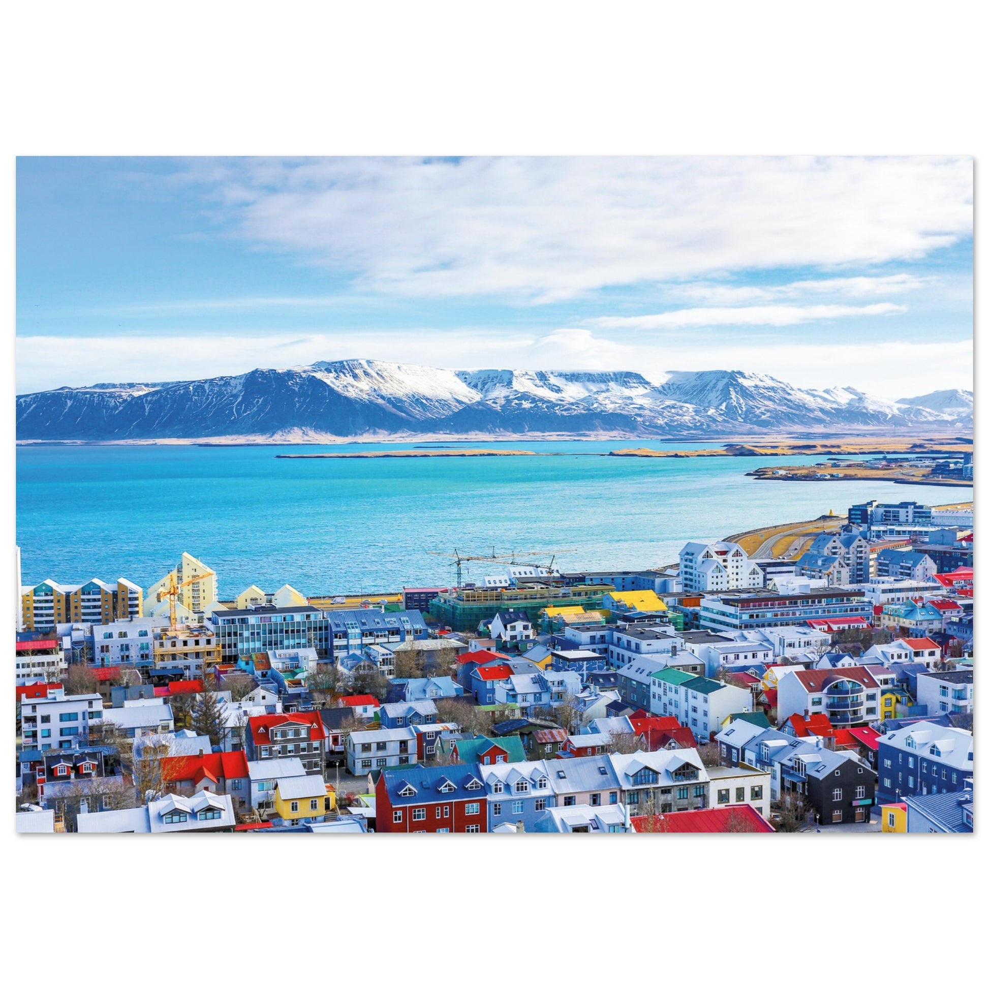 Reykjavik Iceland Poster A4 (21x29.7 cm) No Border