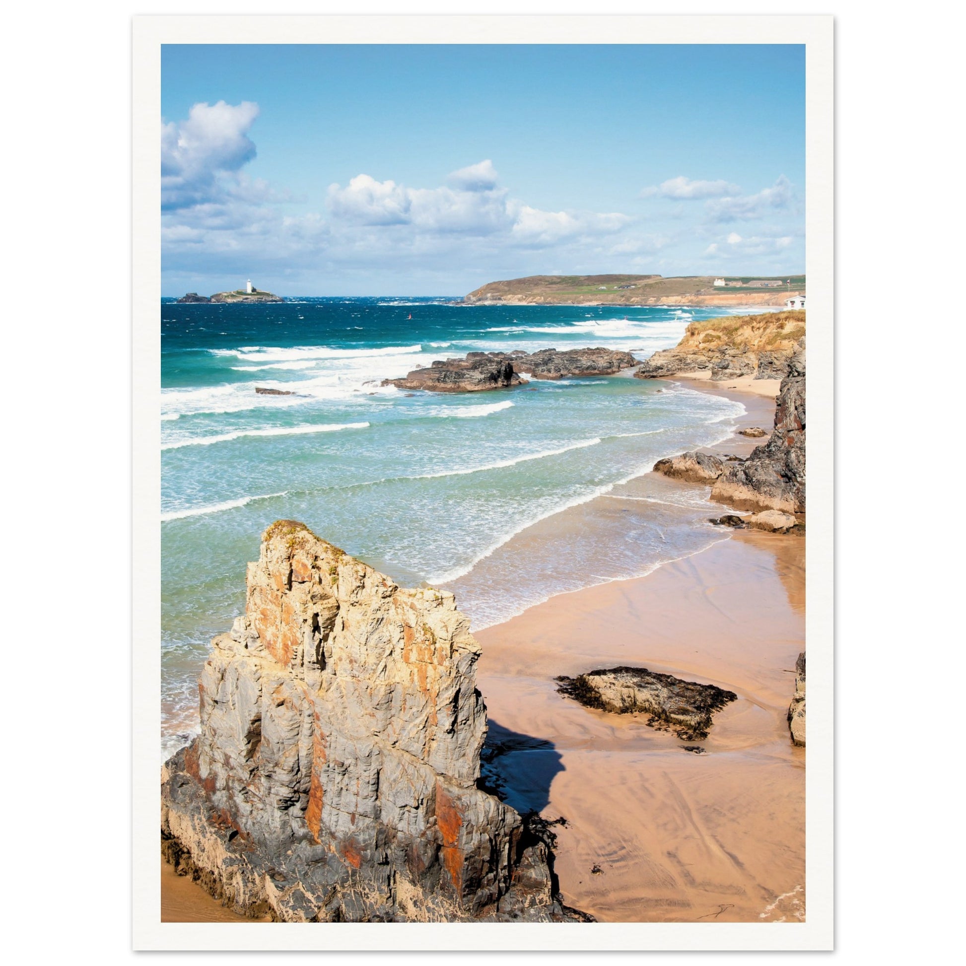 Great Ocean Road, Victoria, Australia Poster 30x40 cm 12x16″ Border