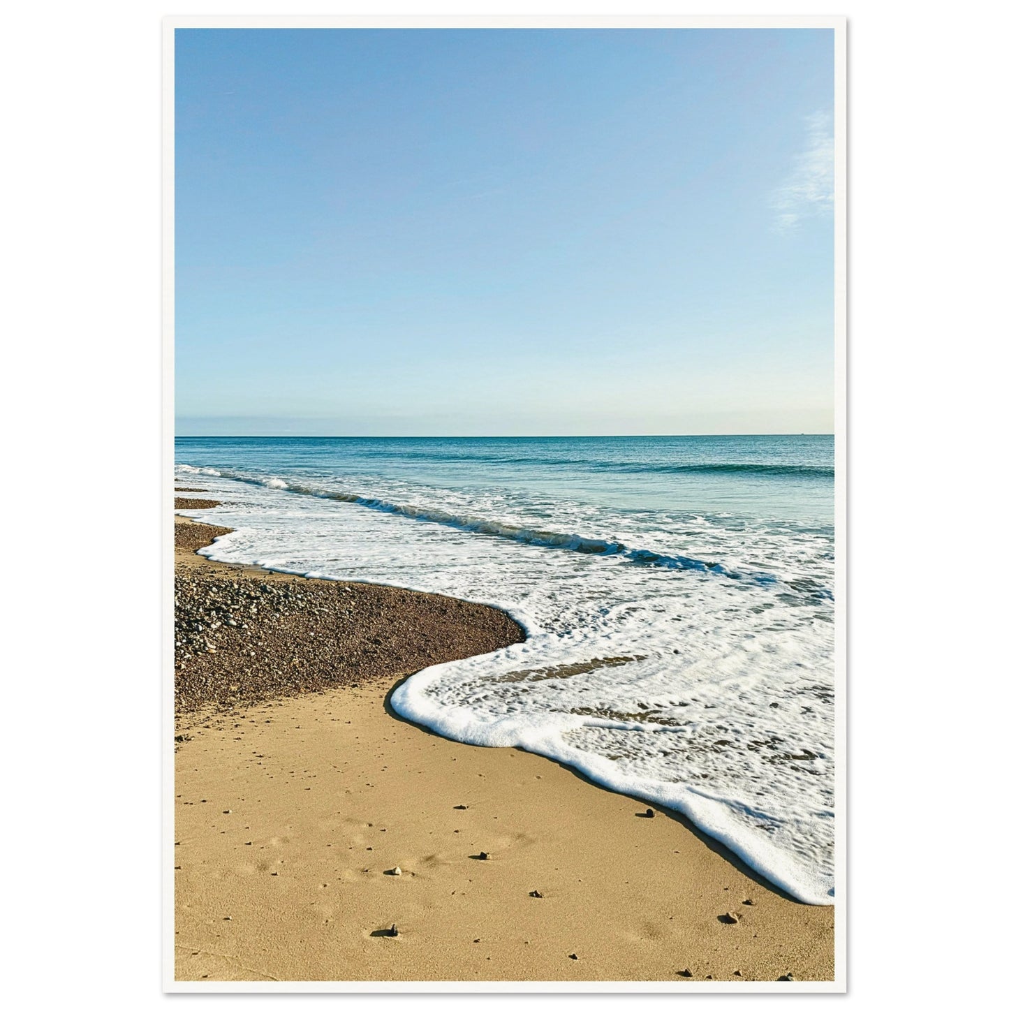 Norfolk Coastline United Kingdom Poster 70x100 cm 28x40″ Border