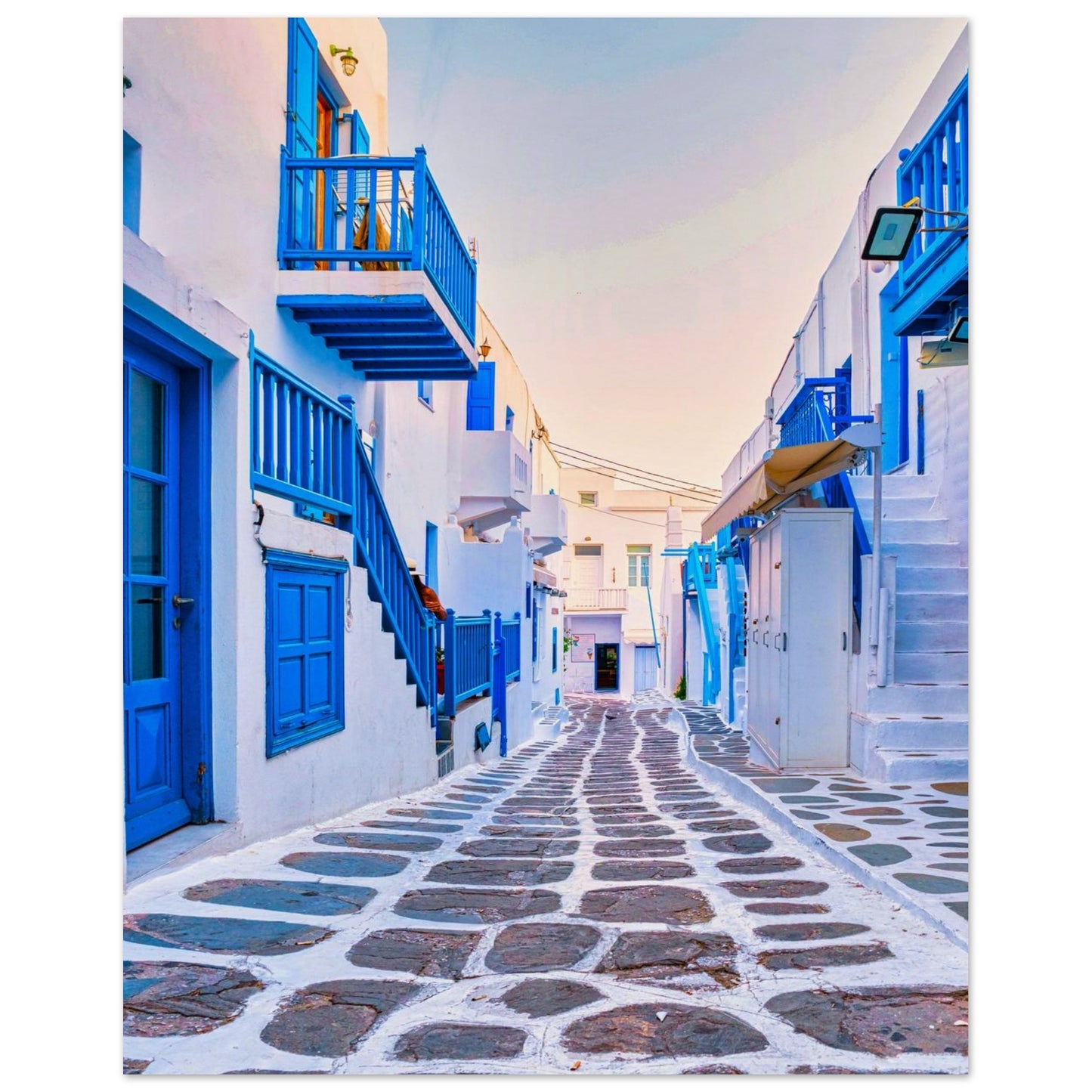 Aegean Dream Blue Streets Poster