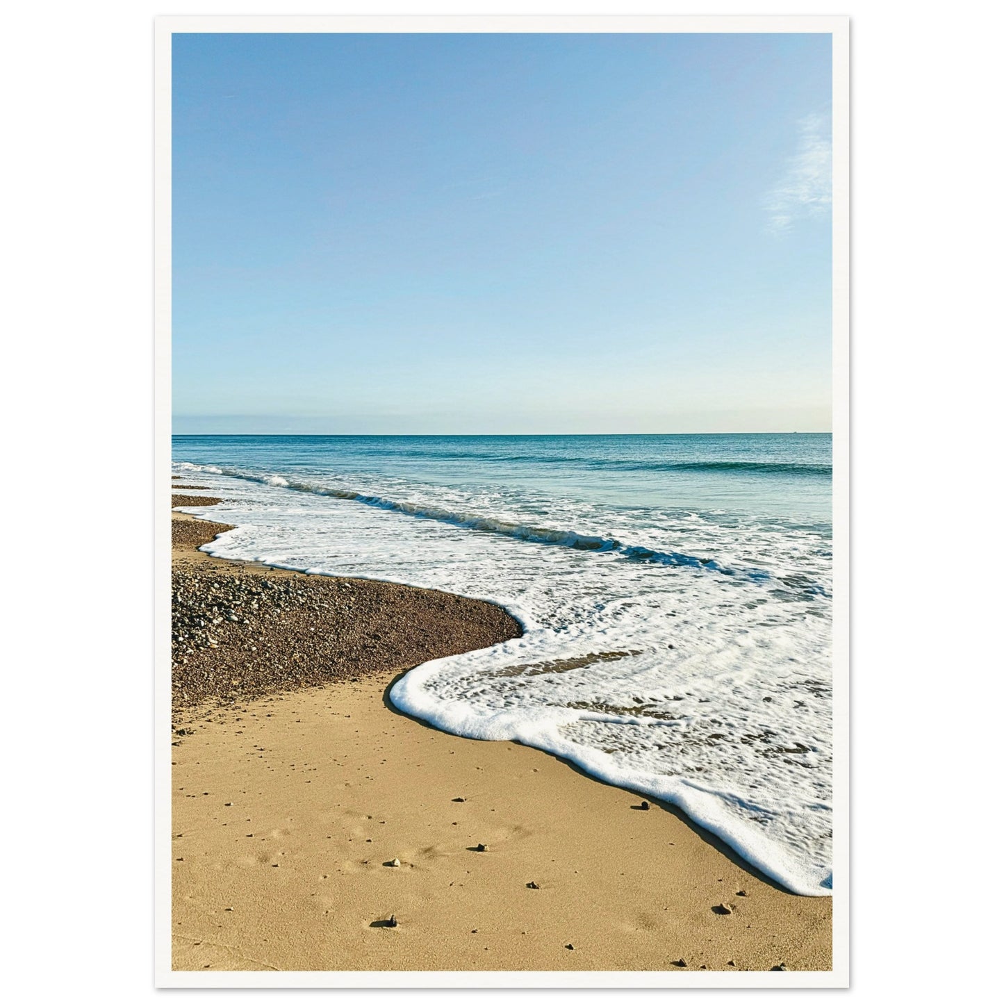 Norfolk Coastline United Kingdom Poster 50x70 cm 20x28″ Border