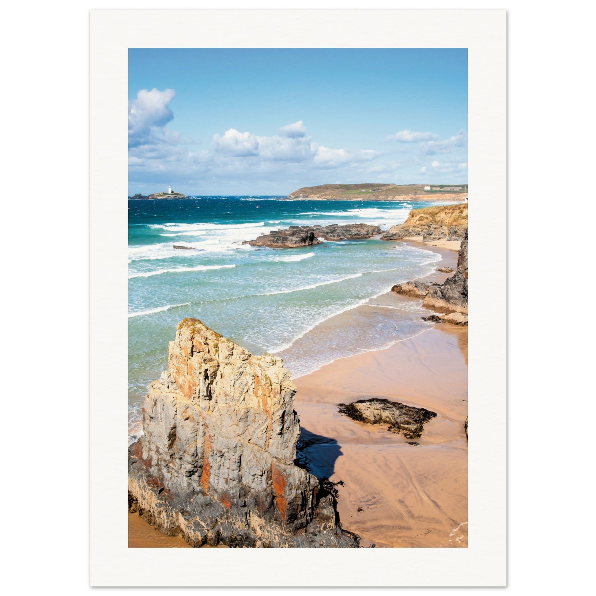 Great Ocean Road, Victoria, Australia Poster 13x18 cm 5x7″ Border