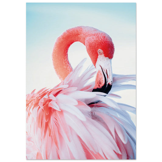 Graceful Flamingo Poster 70x100 cm 28x40″ No Border