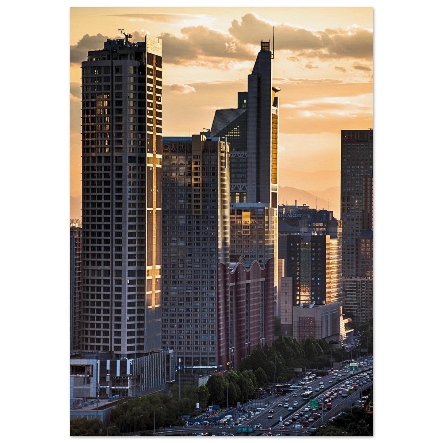 Beijing Urban Elegance Poster 21x29.7 cm 8x12" No Border
