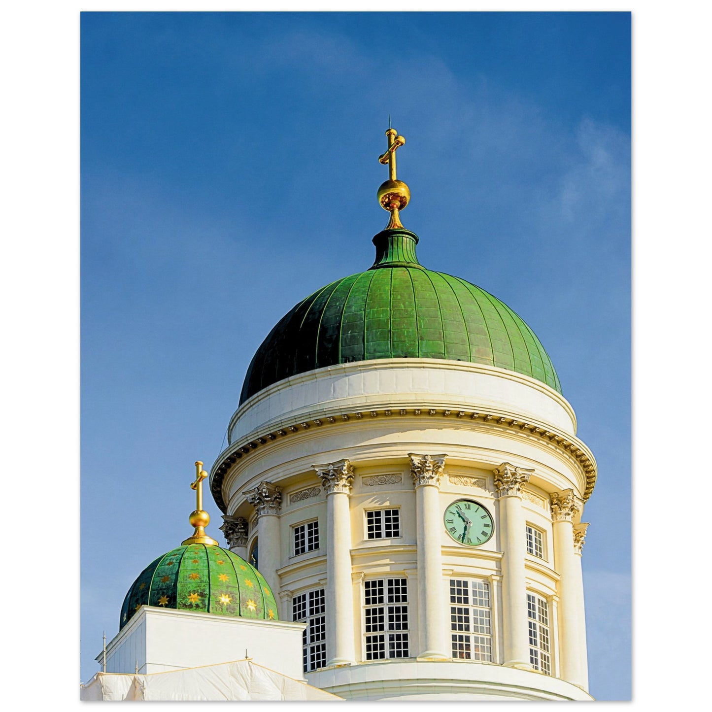 Helsinki Cathedral Top Poster 40x50 cm 16x20″ No Border
