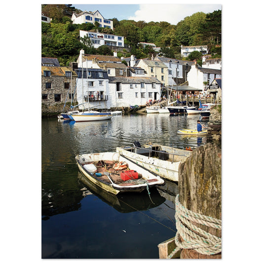 Polperro Cornwall Poster 21x29.7 cm 8x12" No Border