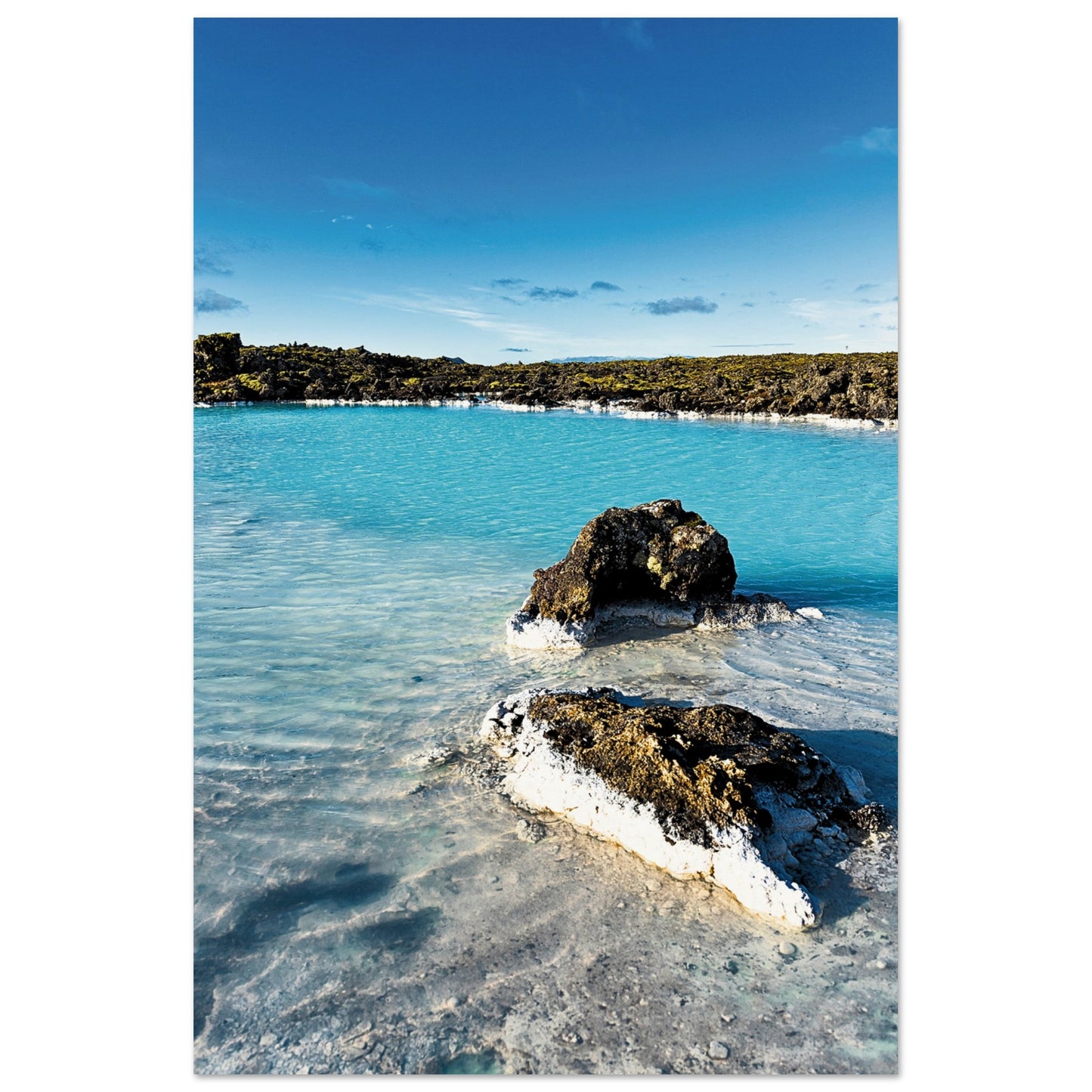 Blue Lagoon South Iceland Poster 60x90 cm 24x36″ No Border