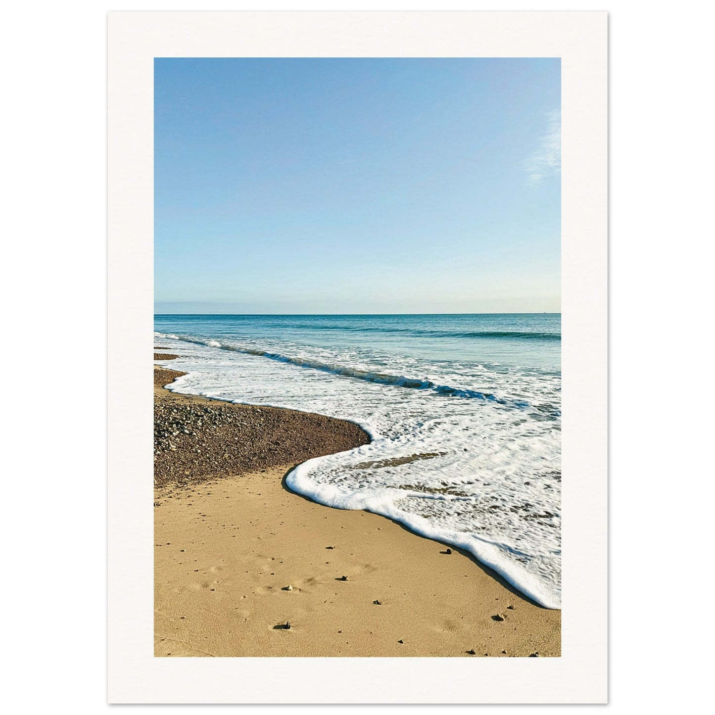 Norfolk Coastline United Kingdom Poster 13x18 cm 5x7″ Border