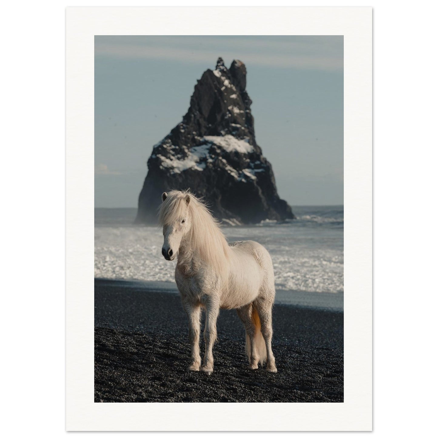 Horse Riding in Iceland Poster 13x18 cm 5x7″ Border