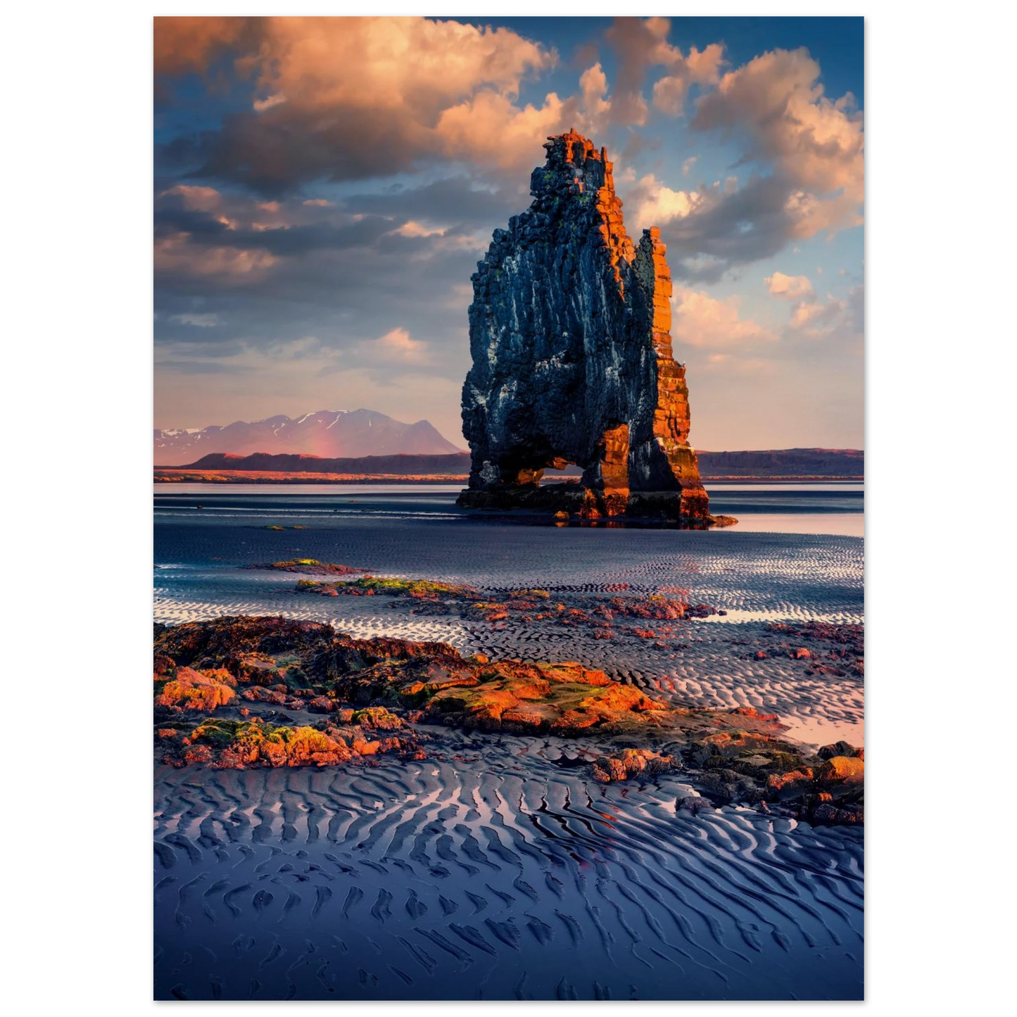 Icelandic Rock Poster 13x18 cm 5x7″ No Border