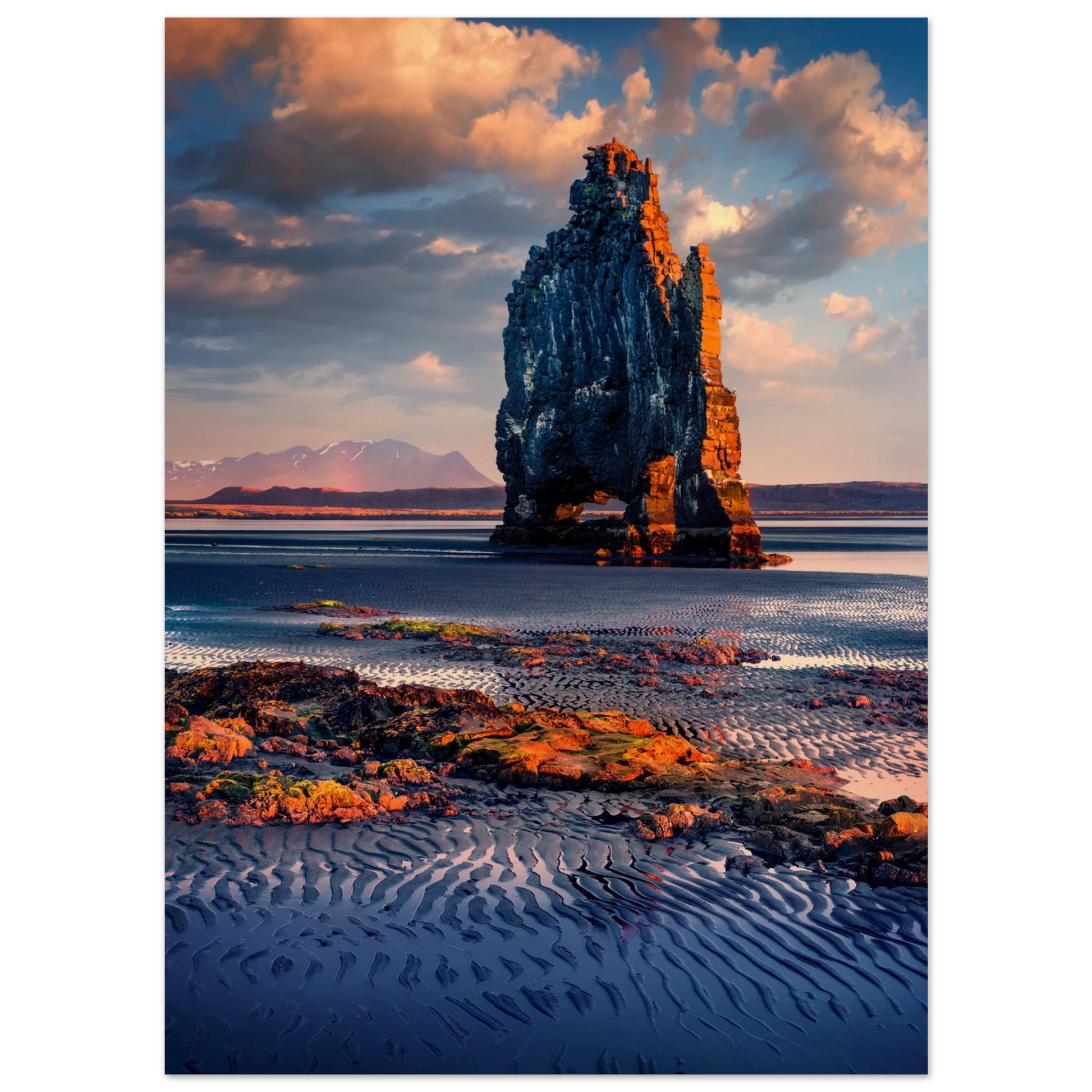 Icelandic Rock Poster 13x18 cm 5x7″ No Border