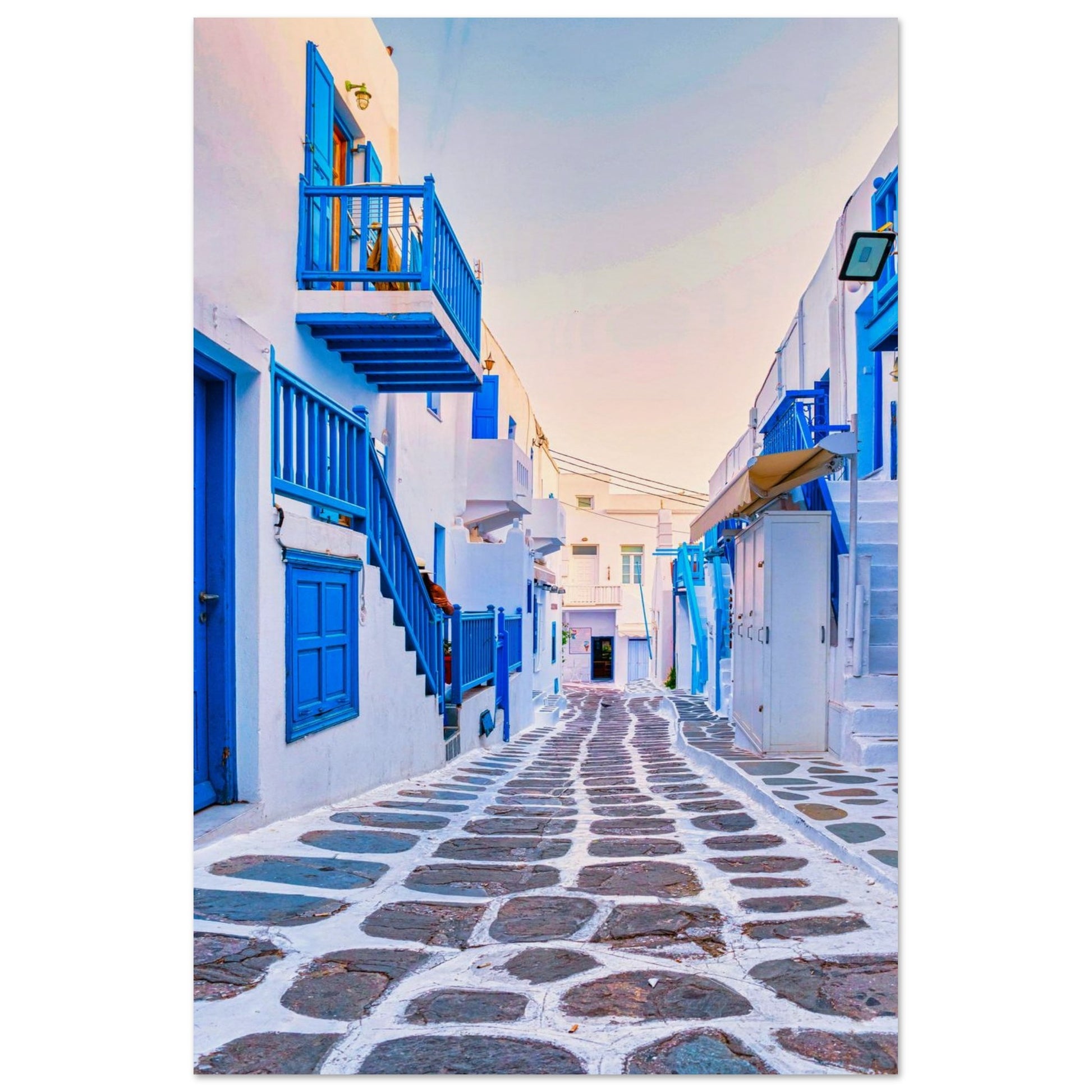 Aegean Dream Blue Streets Poster
